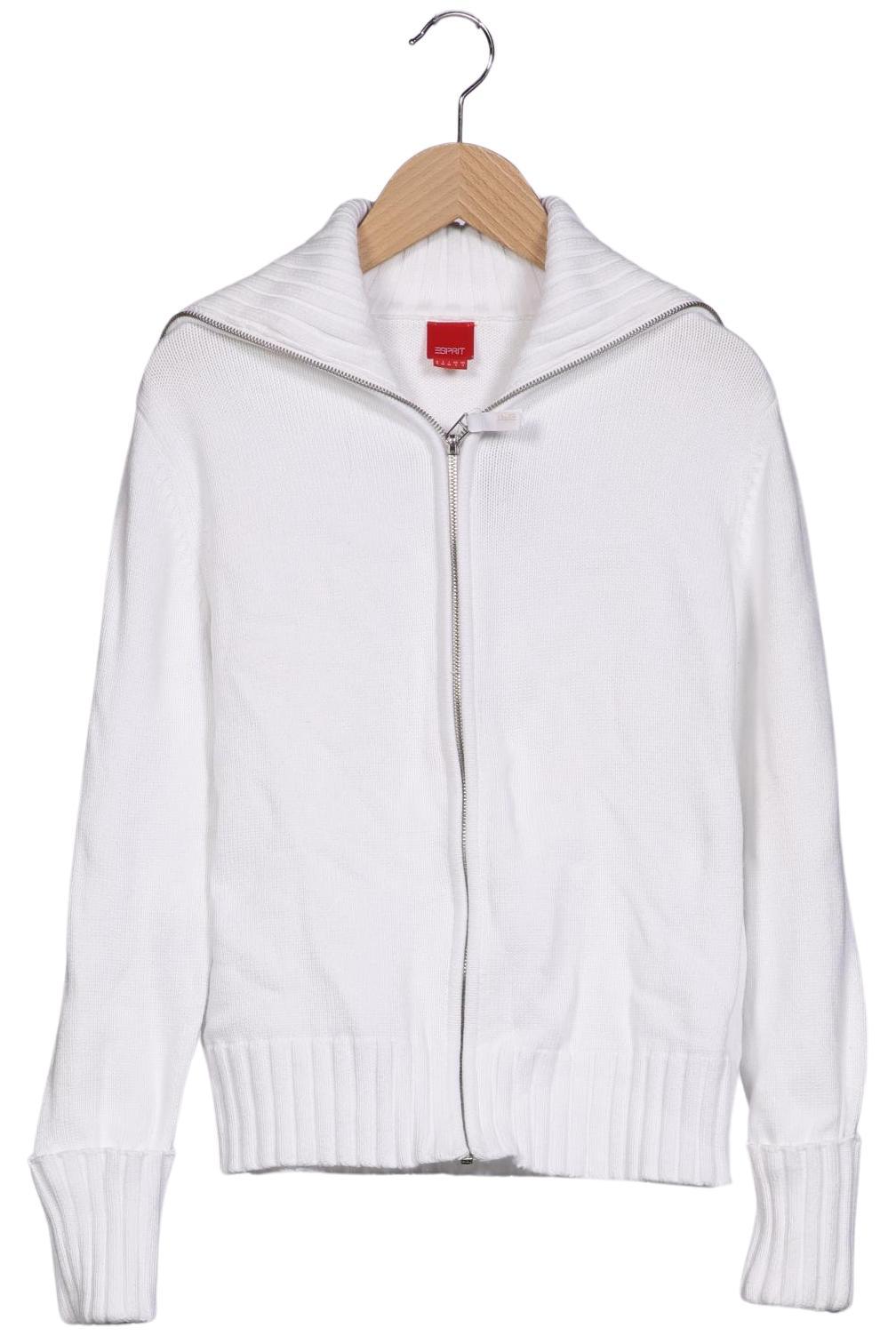 

Esprit Damen Strickjacke, weiß, Gr. 36