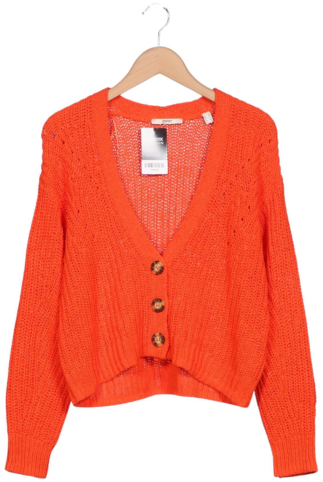 

Esprit Damen Strickjacke, orange, Gr. 34