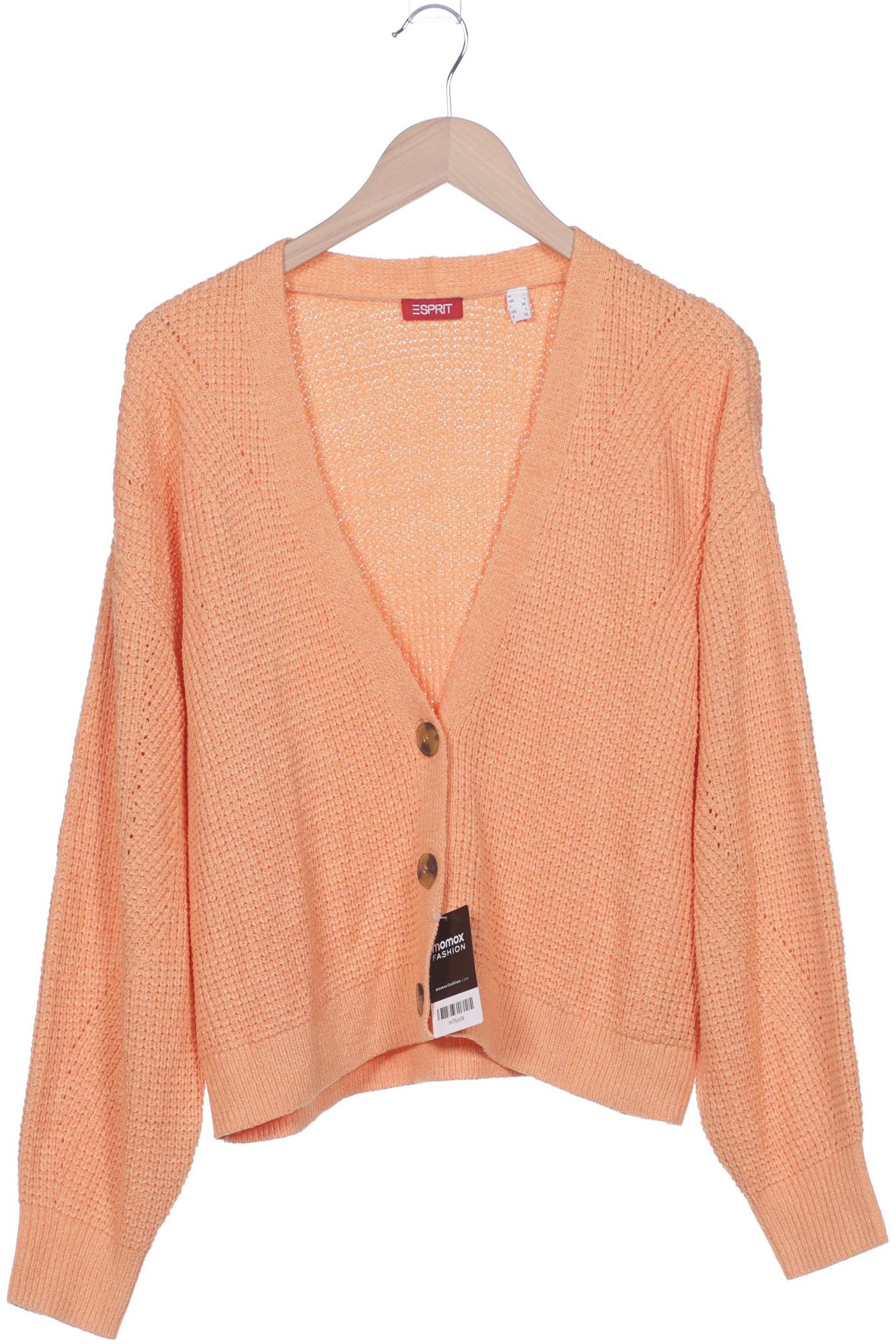 

Esprit Damen Strickjacke, orange, Gr. 42