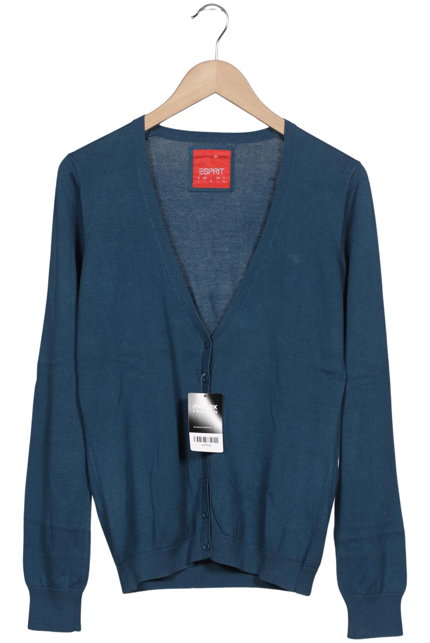

Esprit Damen Strickjacke, blau, Gr. 42