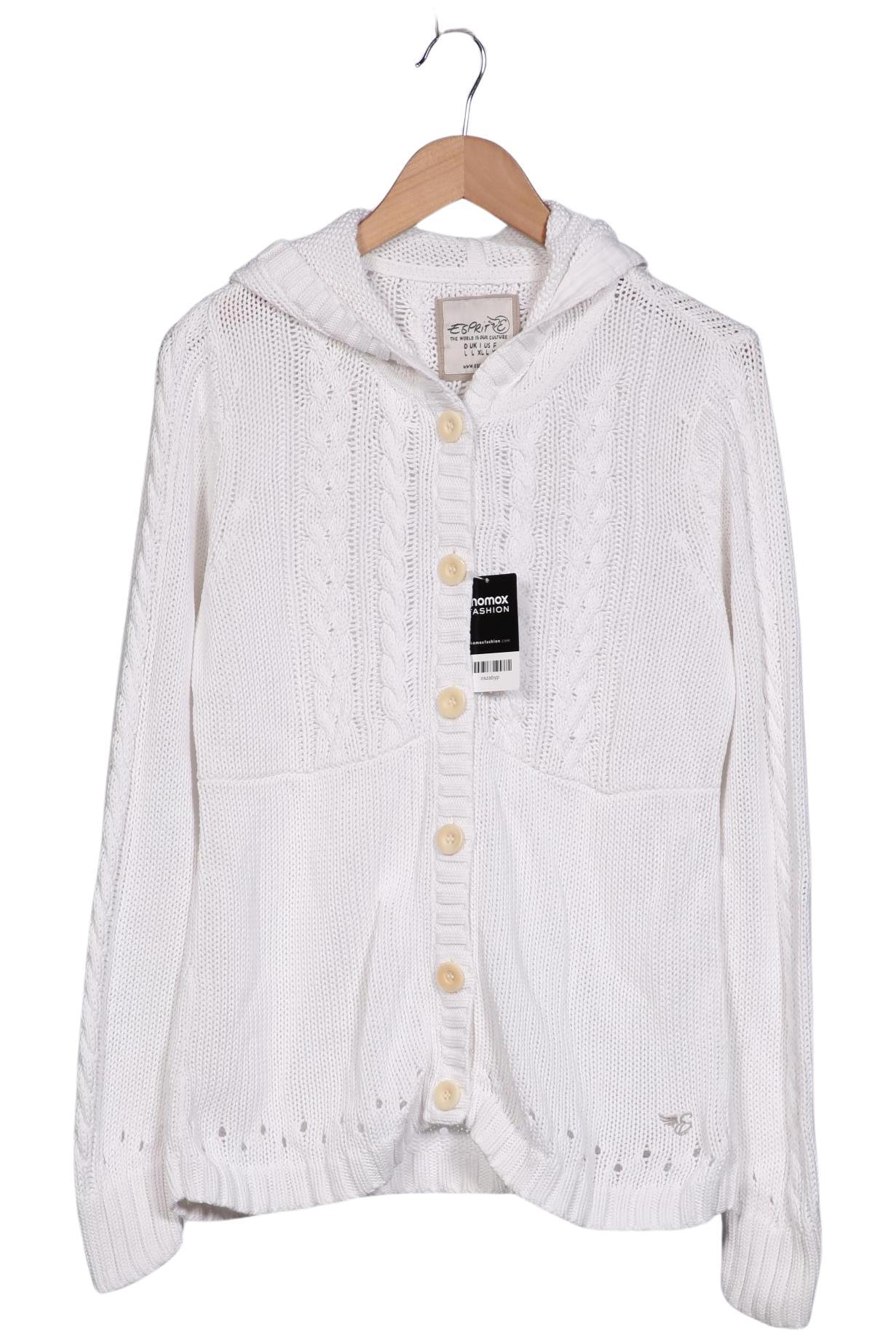 

Esprit Damen Strickjacke, weiß, Gr. 42