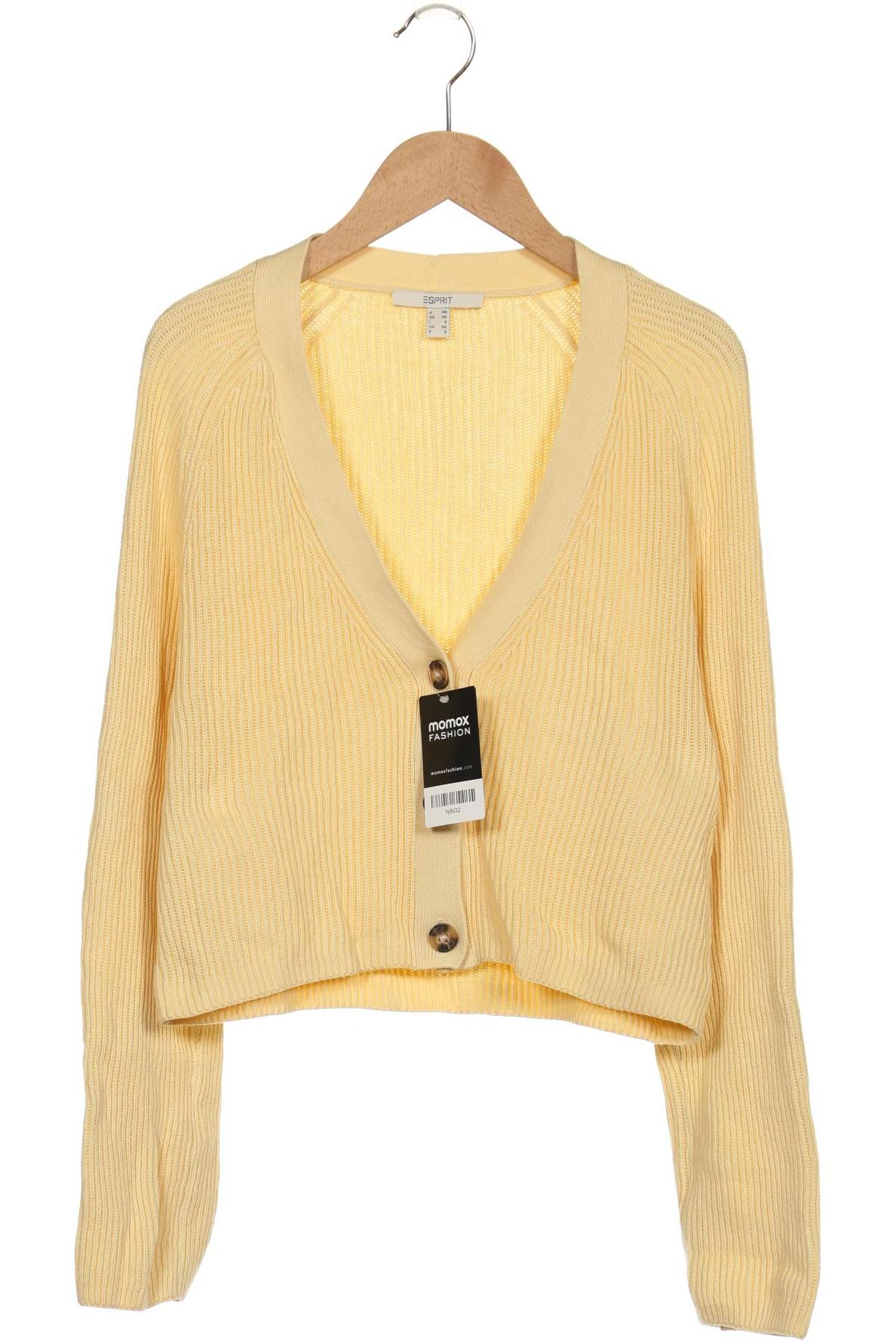 

Esprit Damen Strickjacke, gelb, Gr. 34
