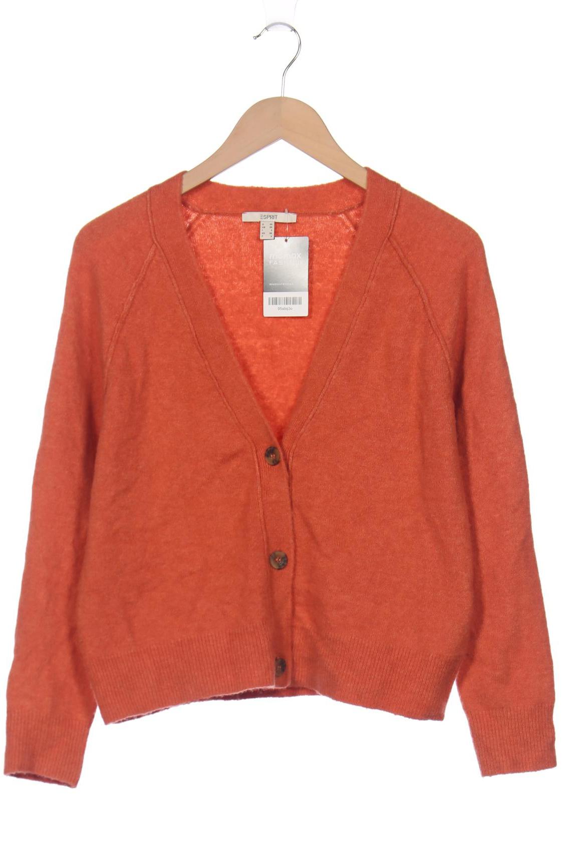 

Esprit Damen Strickjacke, orange, Gr. 34