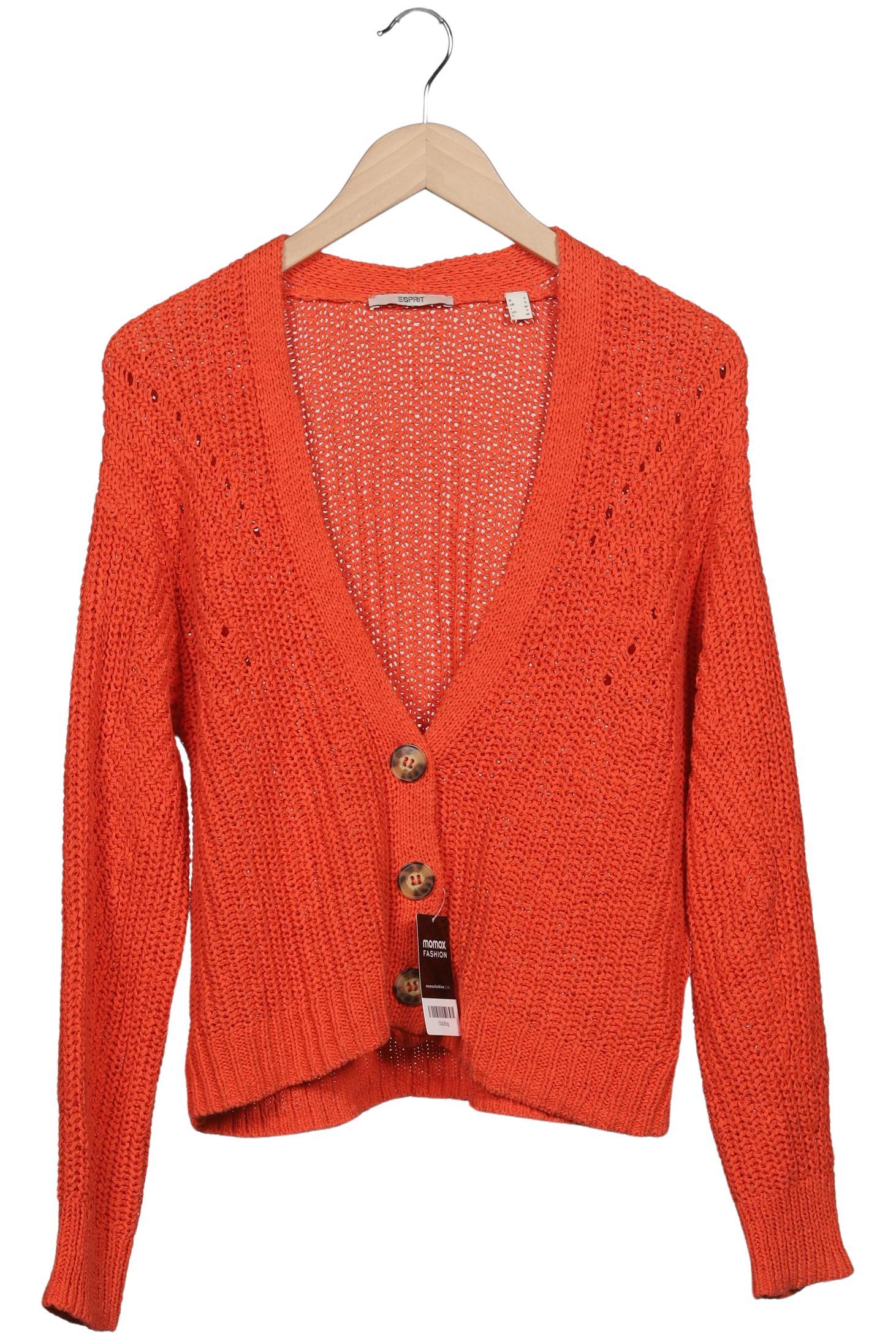 

Esprit Damen Strickjacke, orange, Gr. 36