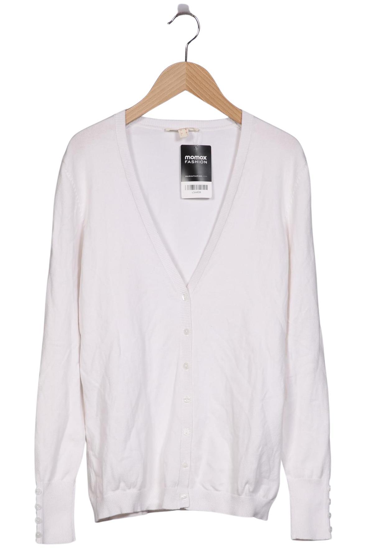 

Esprit Damen Strickjacke, weiß, Gr. 38