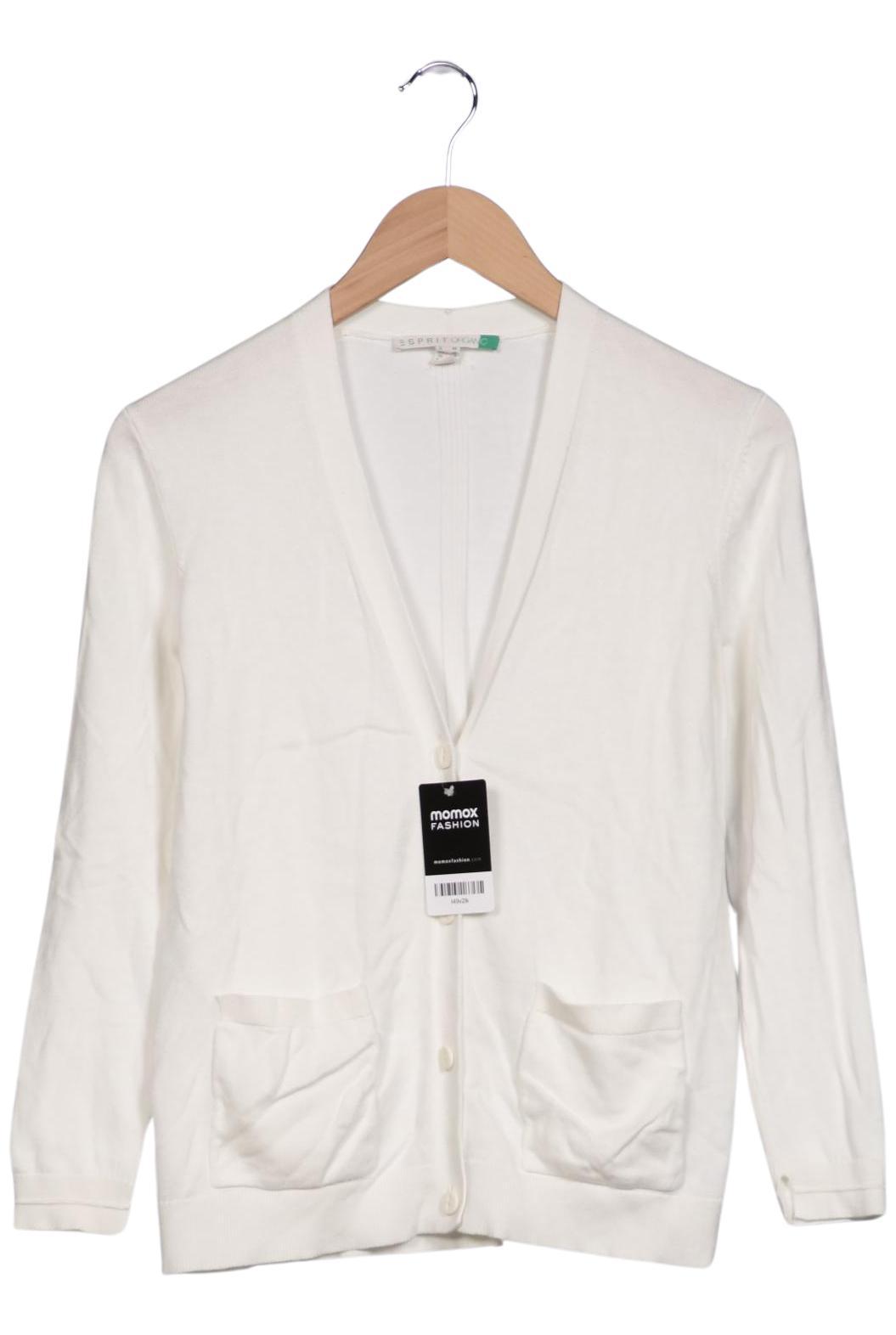 

Esprit Damen Strickjacke, weiß, Gr. 34