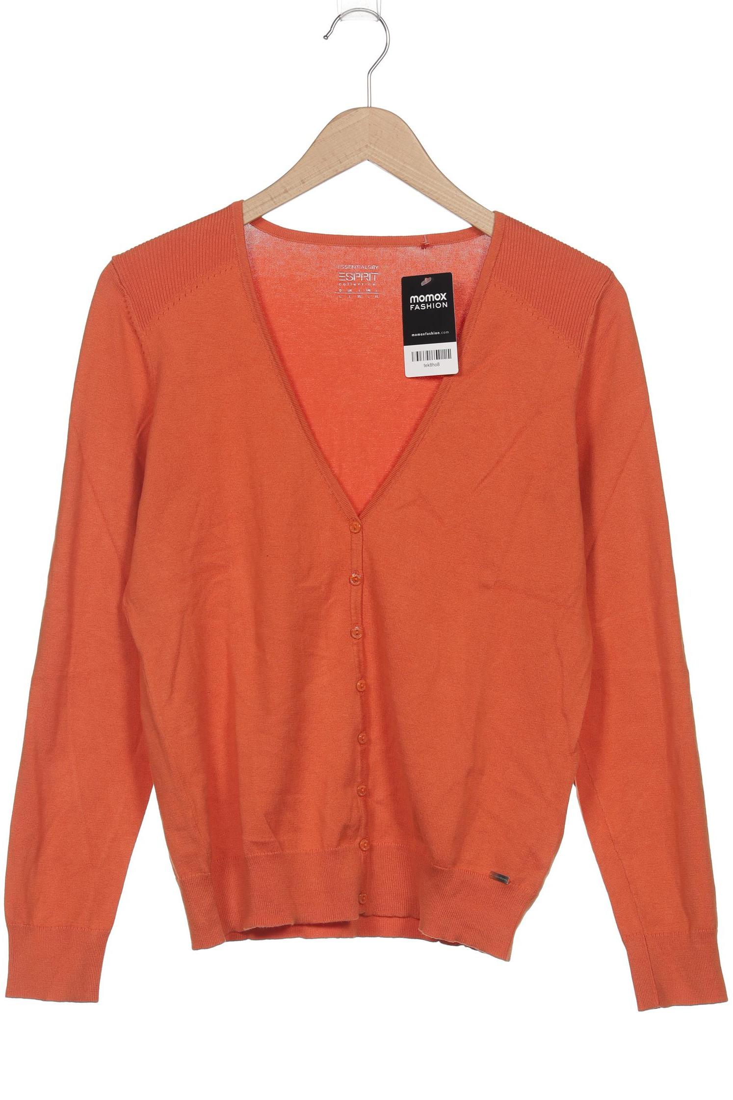 

Esprit Damen Strickjacke, orange, Gr. 42