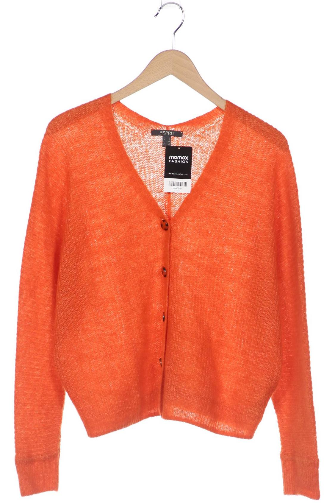 

Esprit Damen Strickjacke, orange, Gr. 36