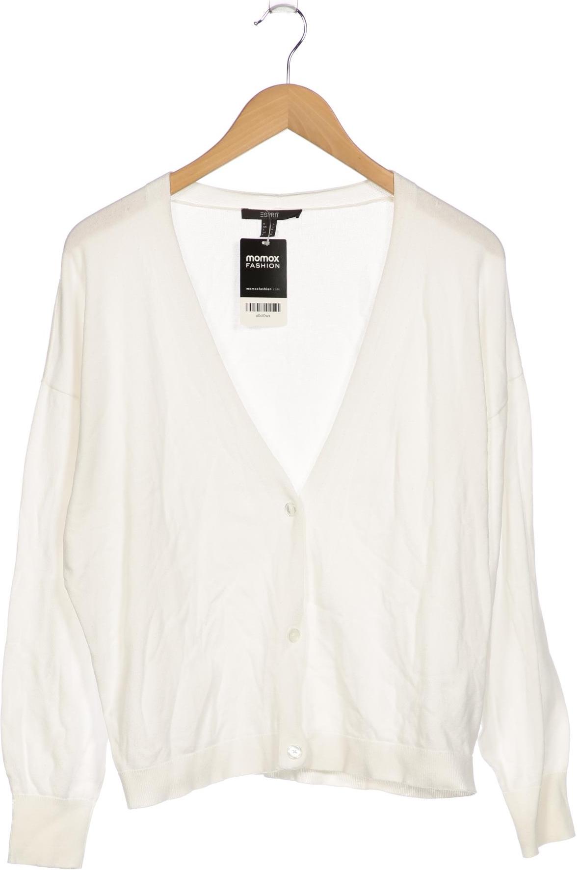 

Esprit Damen Strickjacke, weiß, Gr. 42