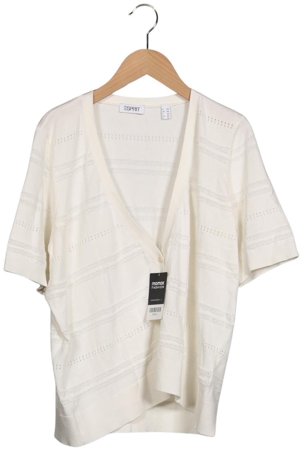 

Esprit Damen Strickjacke, weiß, Gr. 46