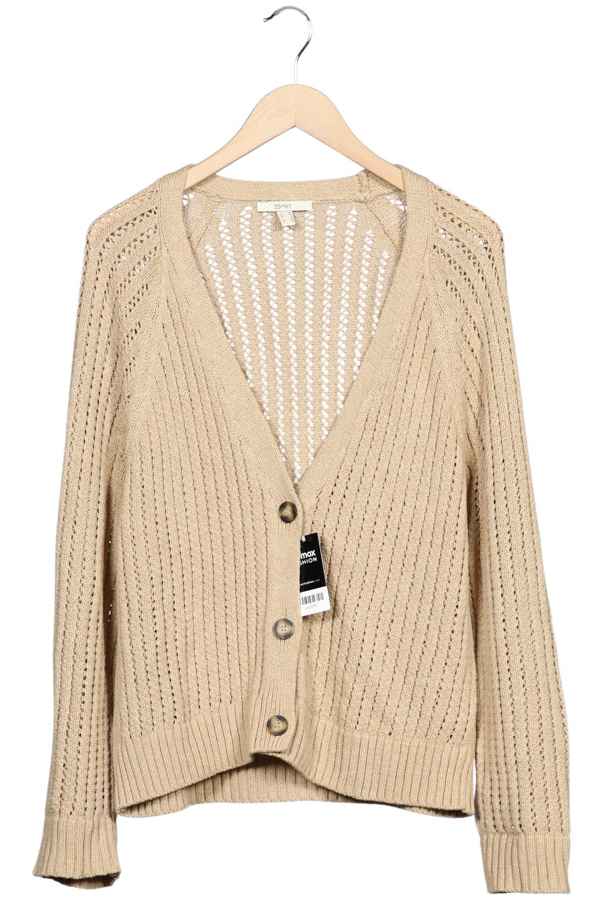 

Esprit Damen Strickjacke, beige, Gr. 38