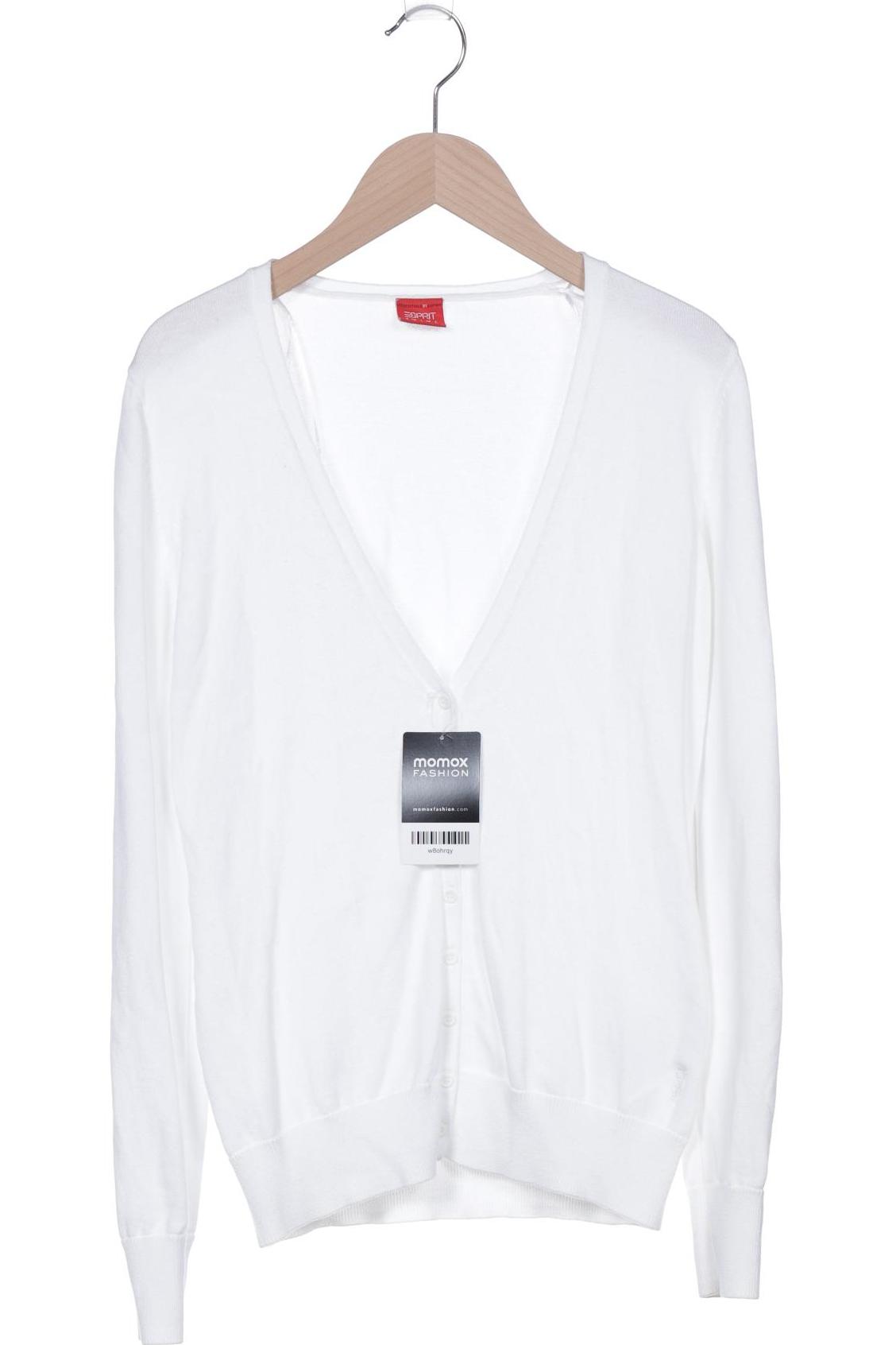 

Esprit Damen Strickjacke, weiß, Gr. 36