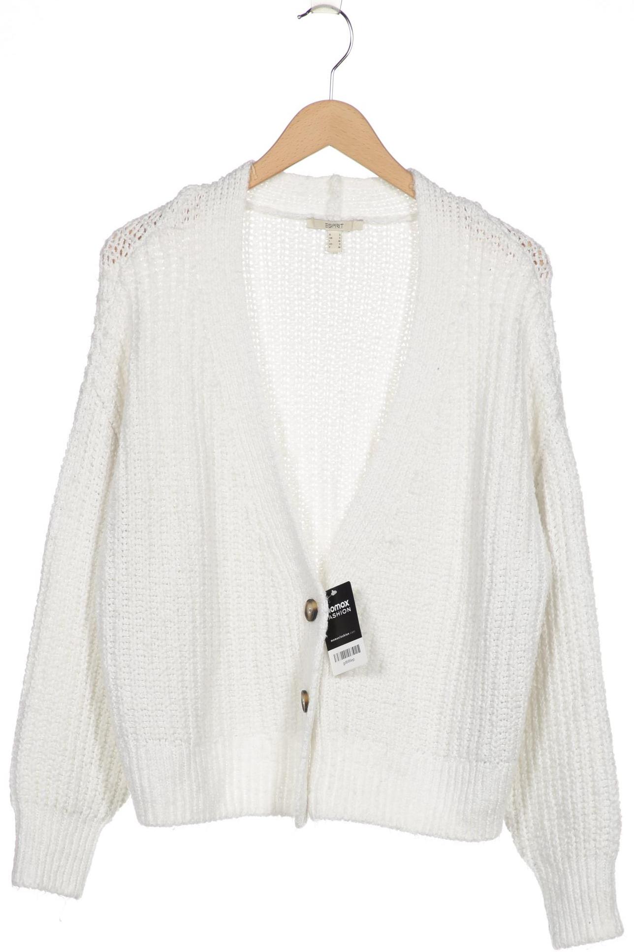 

Esprit Damen Strickjacke, weiß, Gr. 36