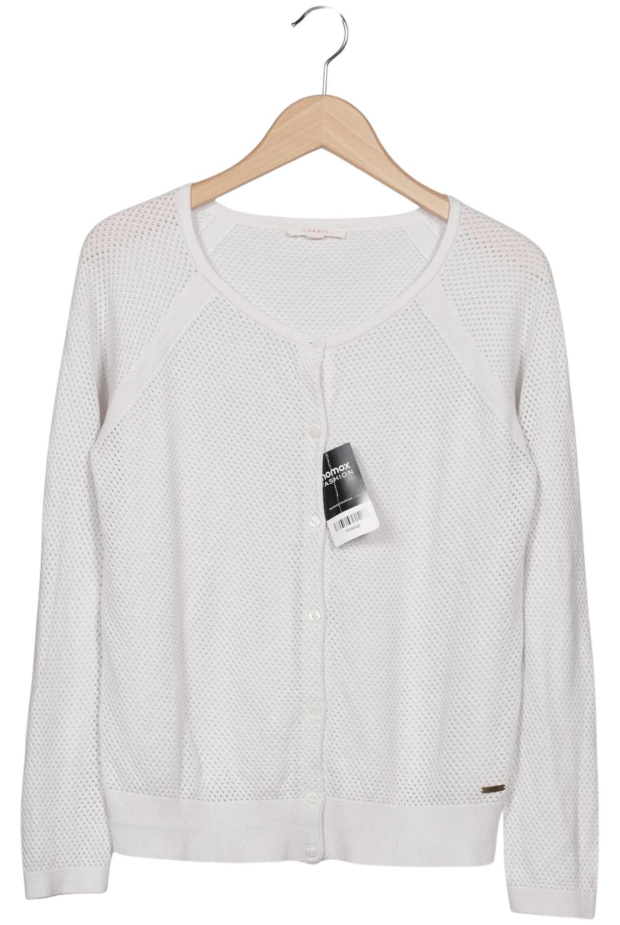 

Esprit Damen Strickjacke, weiß, Gr. 42