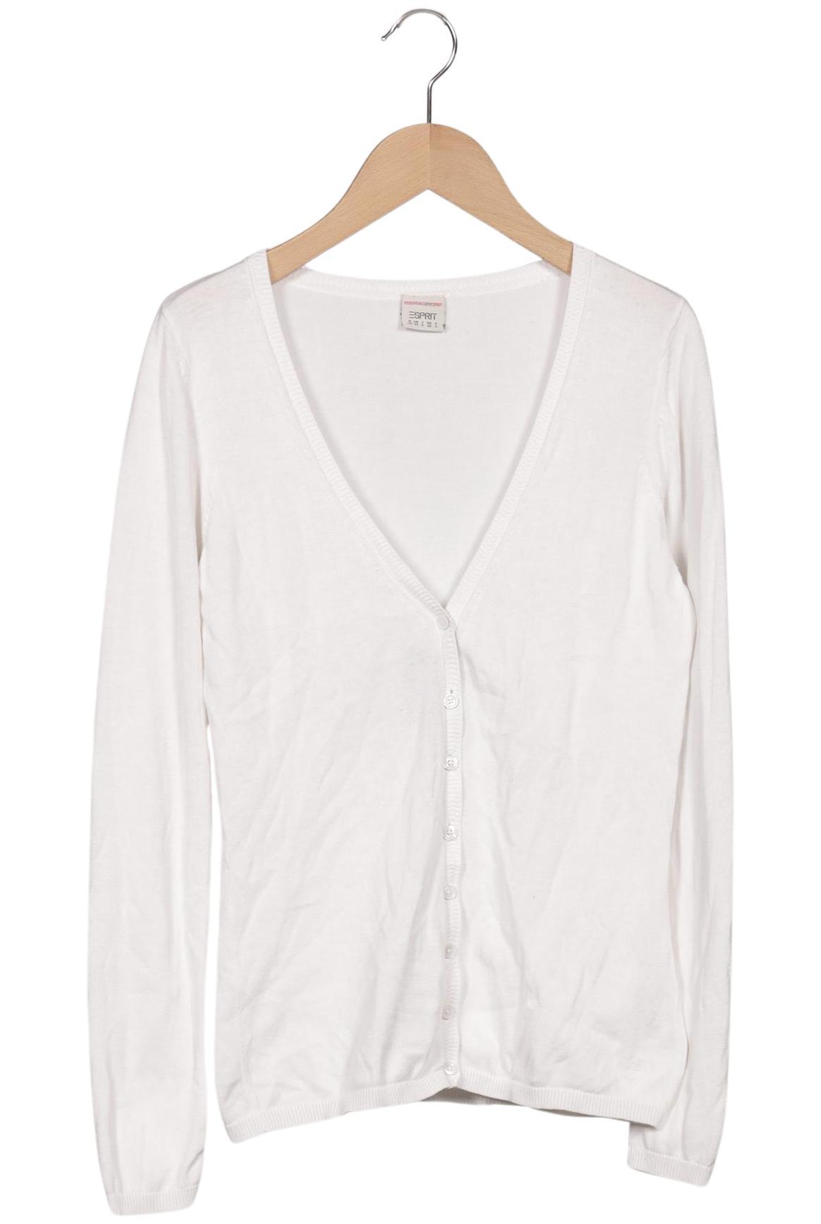 

Esprit Damen Strickjacke, weiß, Gr. 34