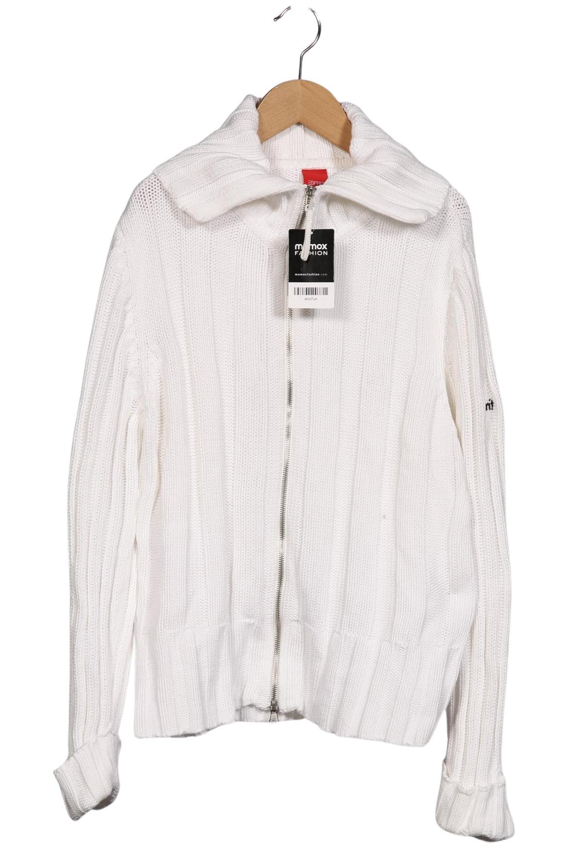 

Esprit Damen Strickjacke, weiß, Gr. 44