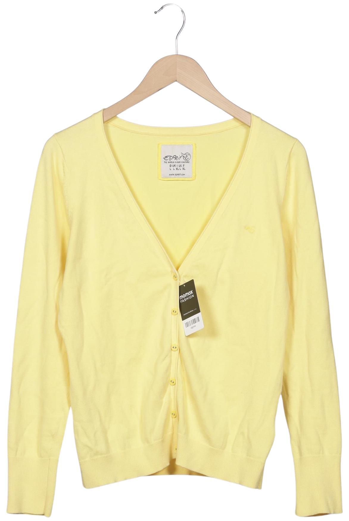 

Esprit Damen Strickjacke, gelb, Gr. 42