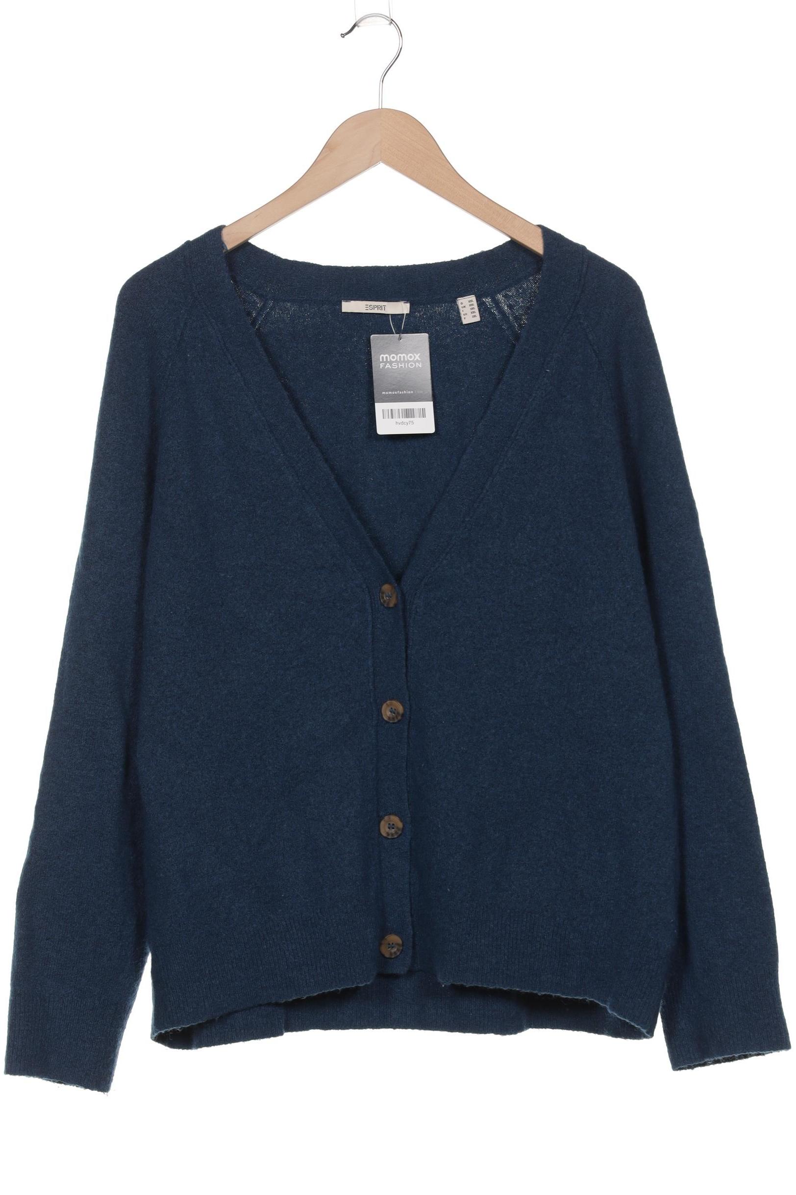 

Esprit Damen Strickjacke, blau, Gr. 46