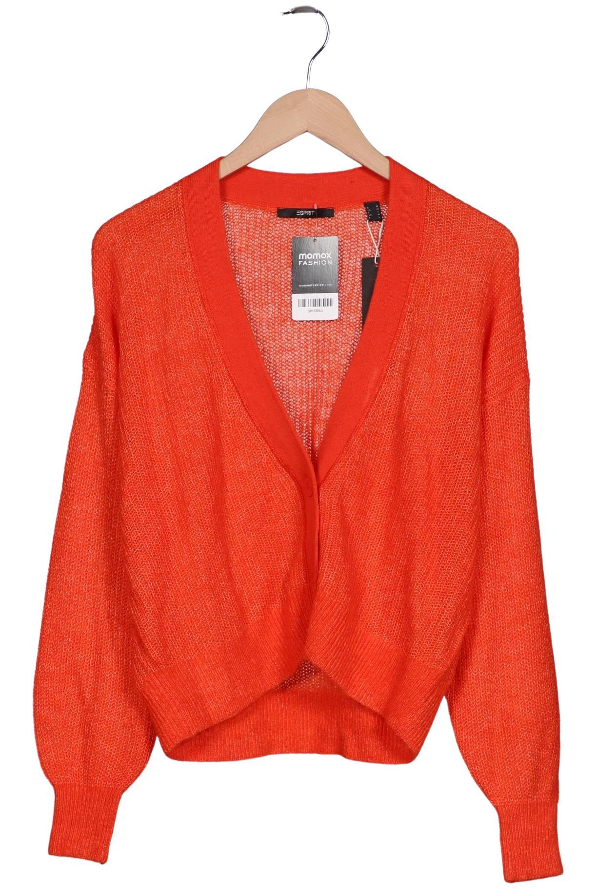 

Esprit Damen Strickjacke, orange, Gr. 38