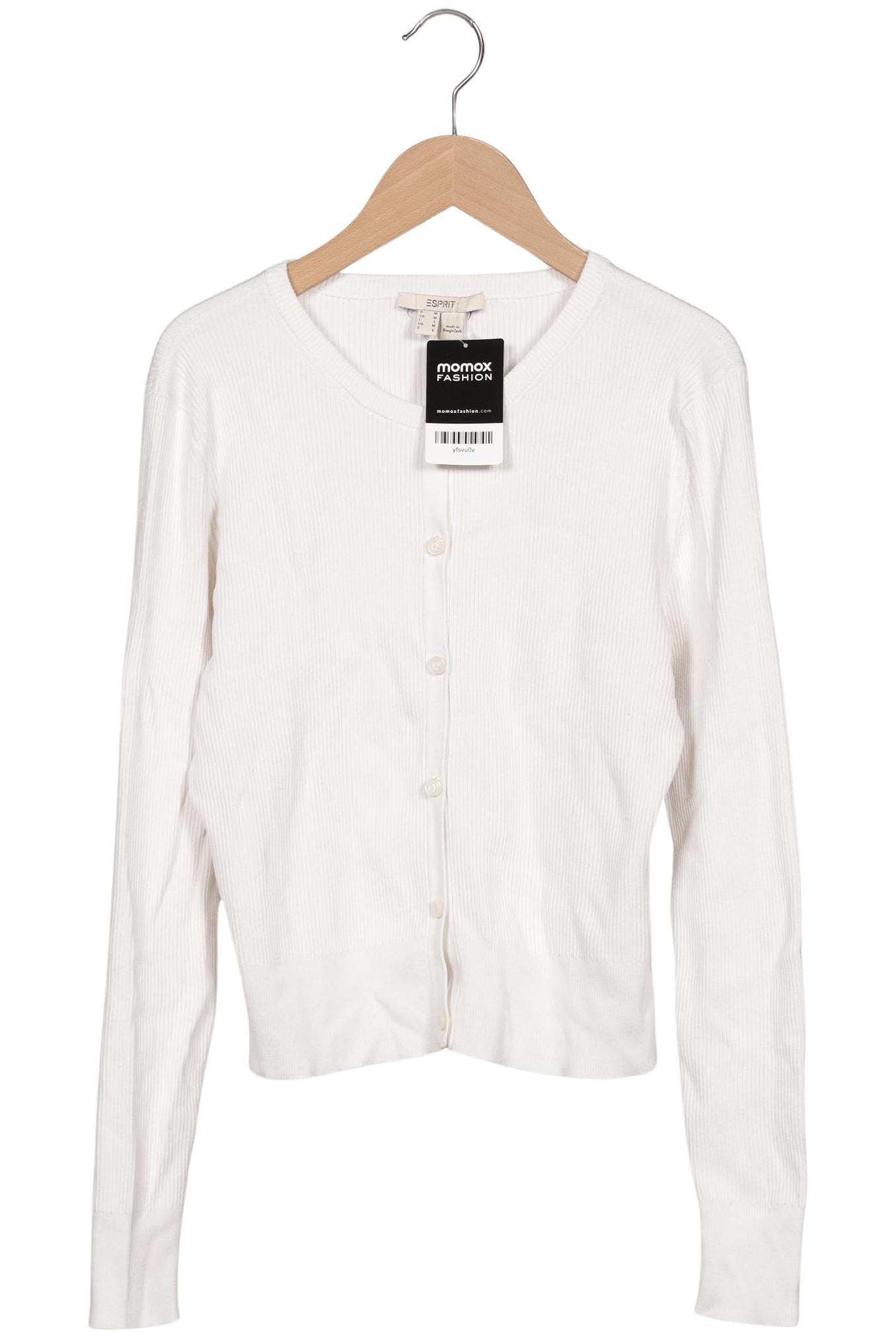 

Esprit Damen Strickjacke, weiß, Gr. 38