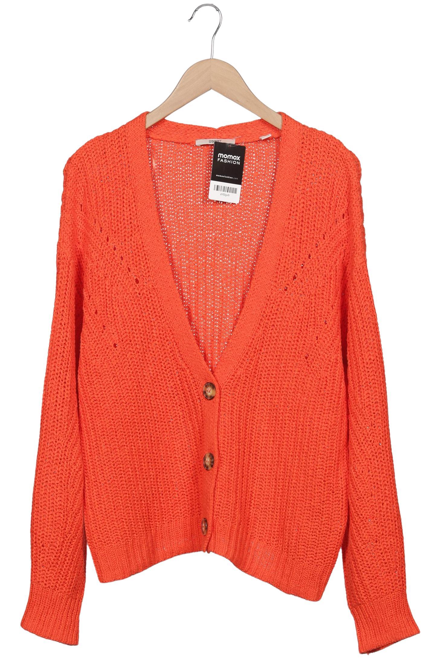 

Esprit Damen Strickjacke, orange, Gr. 44
