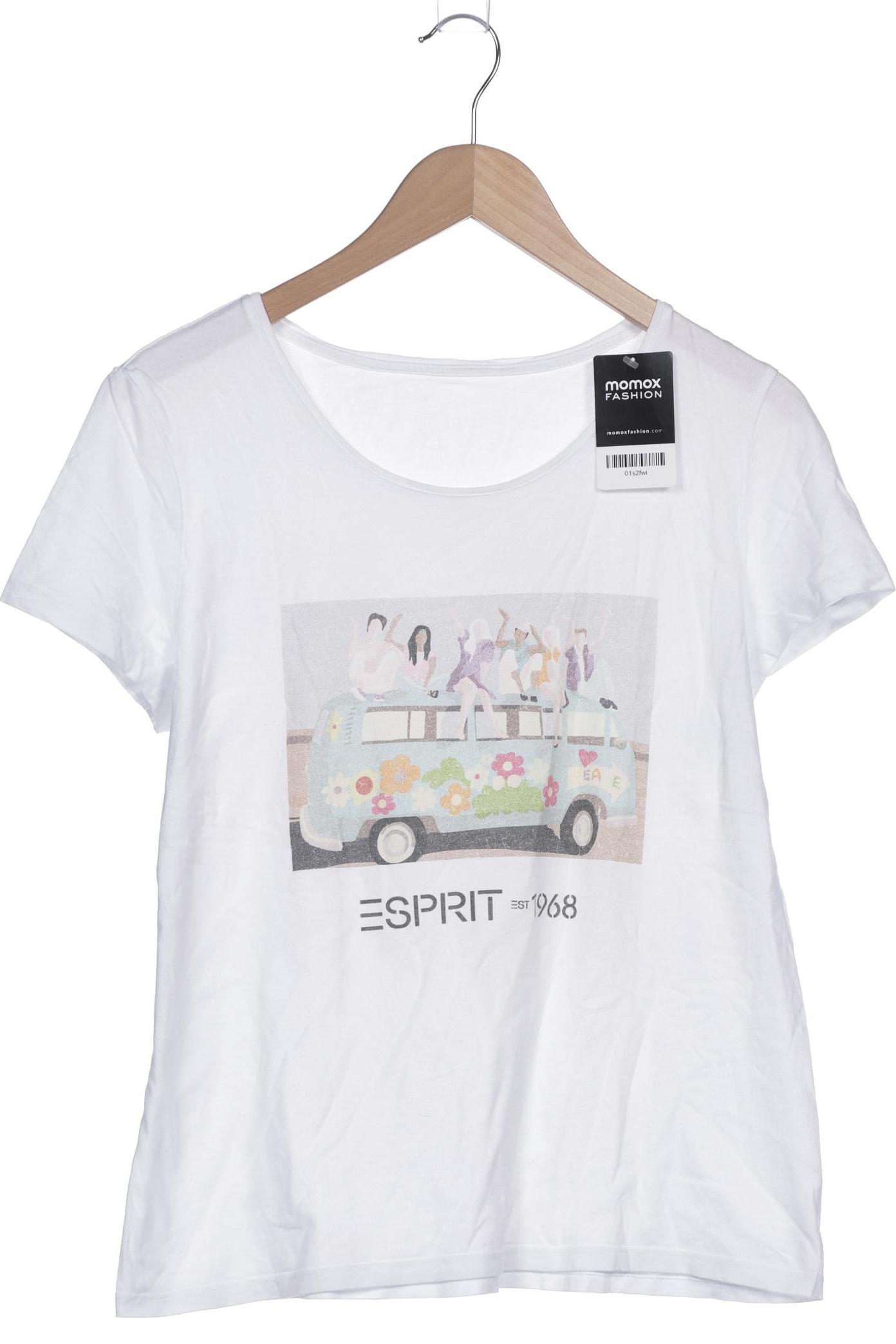 

Esprit Damen T-Shirt, weiß, Gr. 38