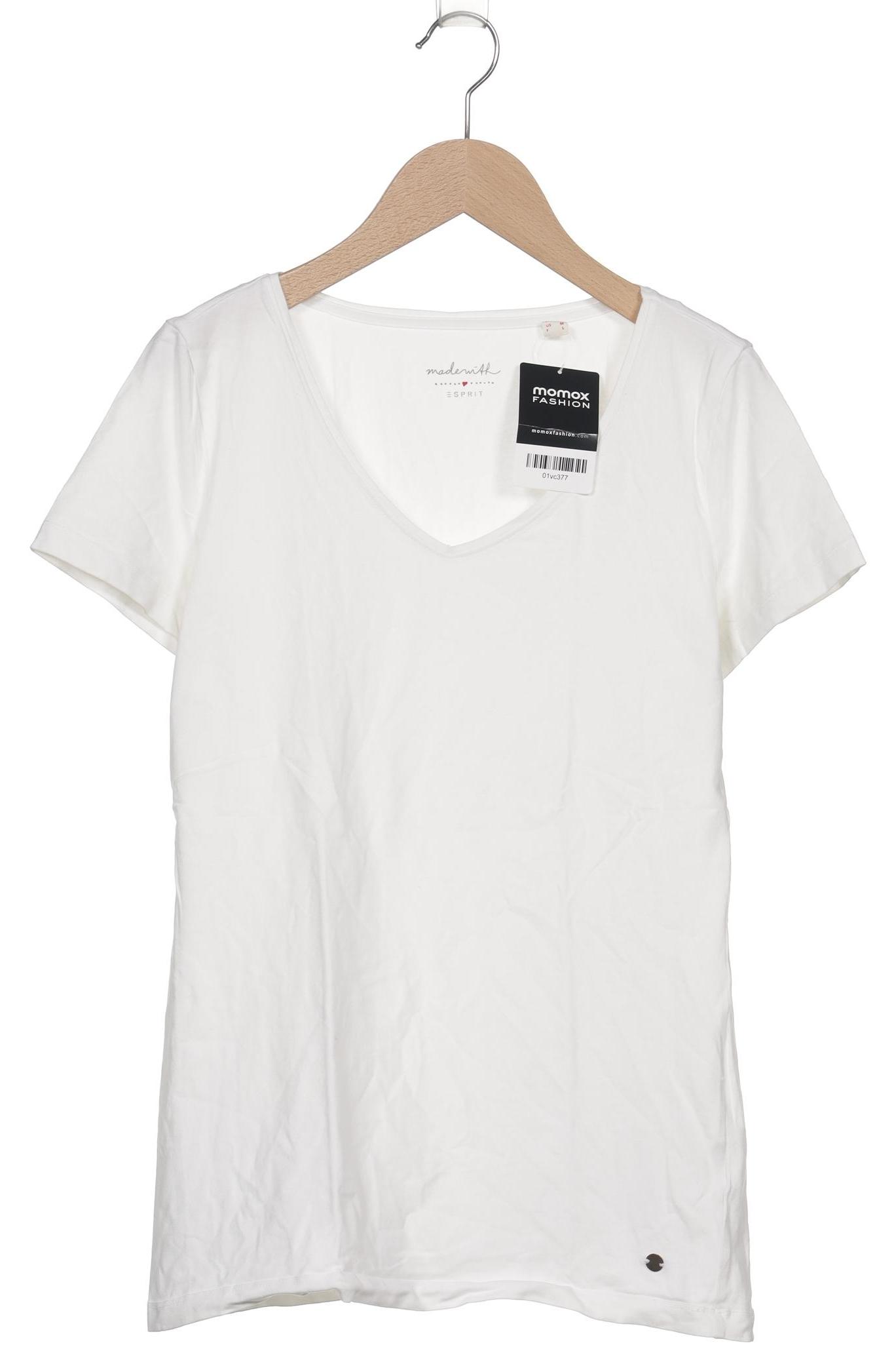 

Esprit Damen T-Shirt, weiß, Gr. 38