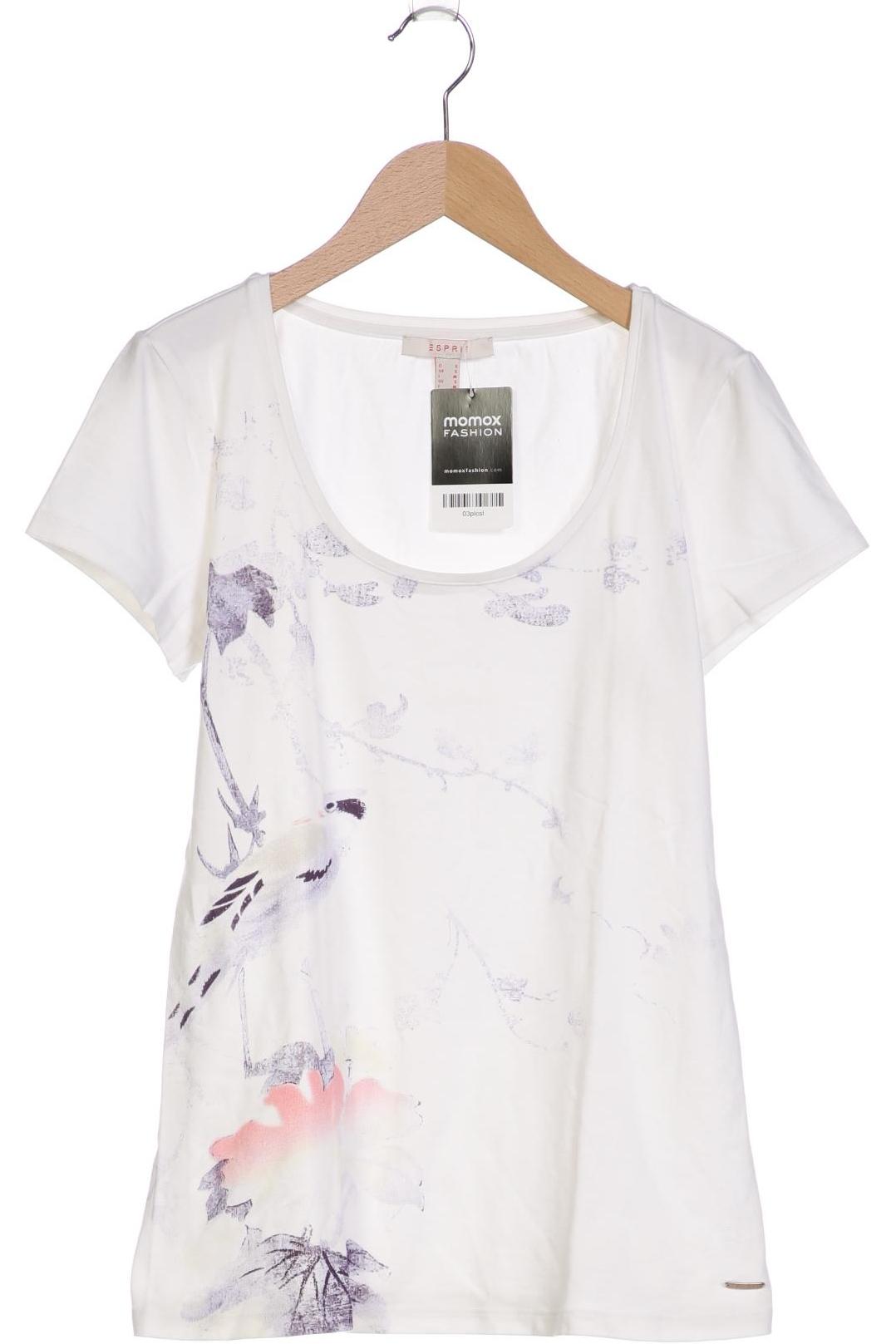 

Esprit Damen T-Shirt, weiß, Gr. 36