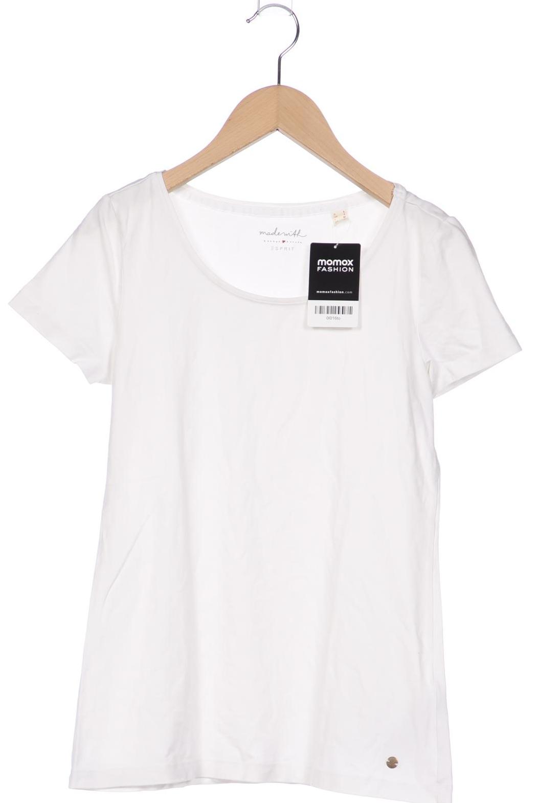 

Esprit Damen T-Shirt, weiß, Gr. 36