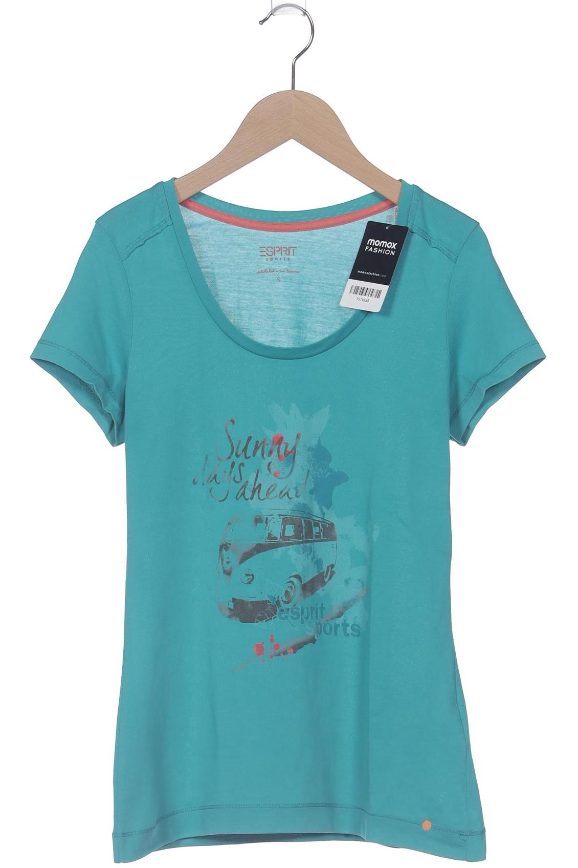 

Esprit Damen T-Shirt, türkis, Gr. 36