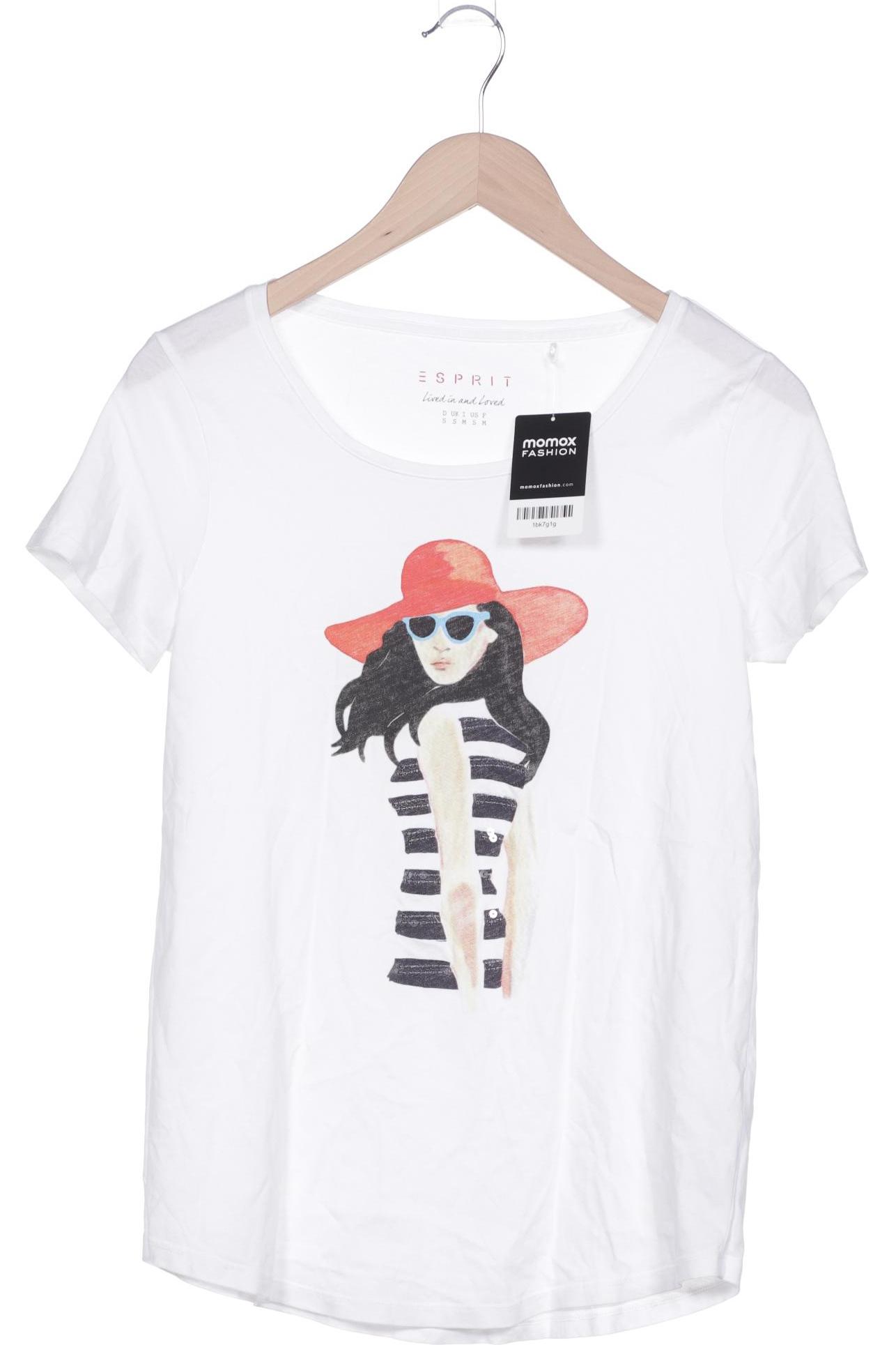 

Esprit Damen T-Shirt, weiß, Gr. 36