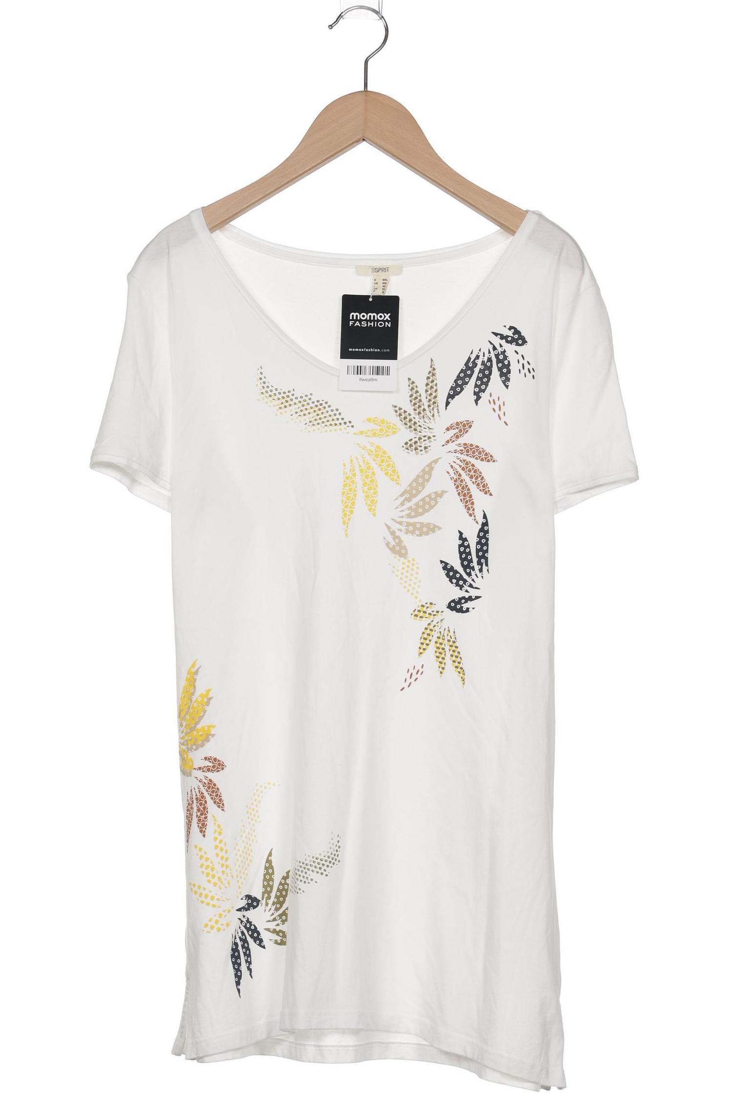 

Esprit Damen T-Shirt, weiß, Gr. 46
