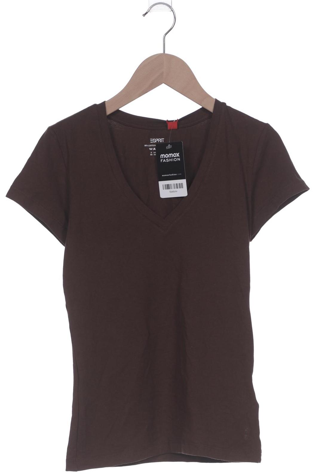 

Esprit Damen T-Shirt, braun, Gr. 34