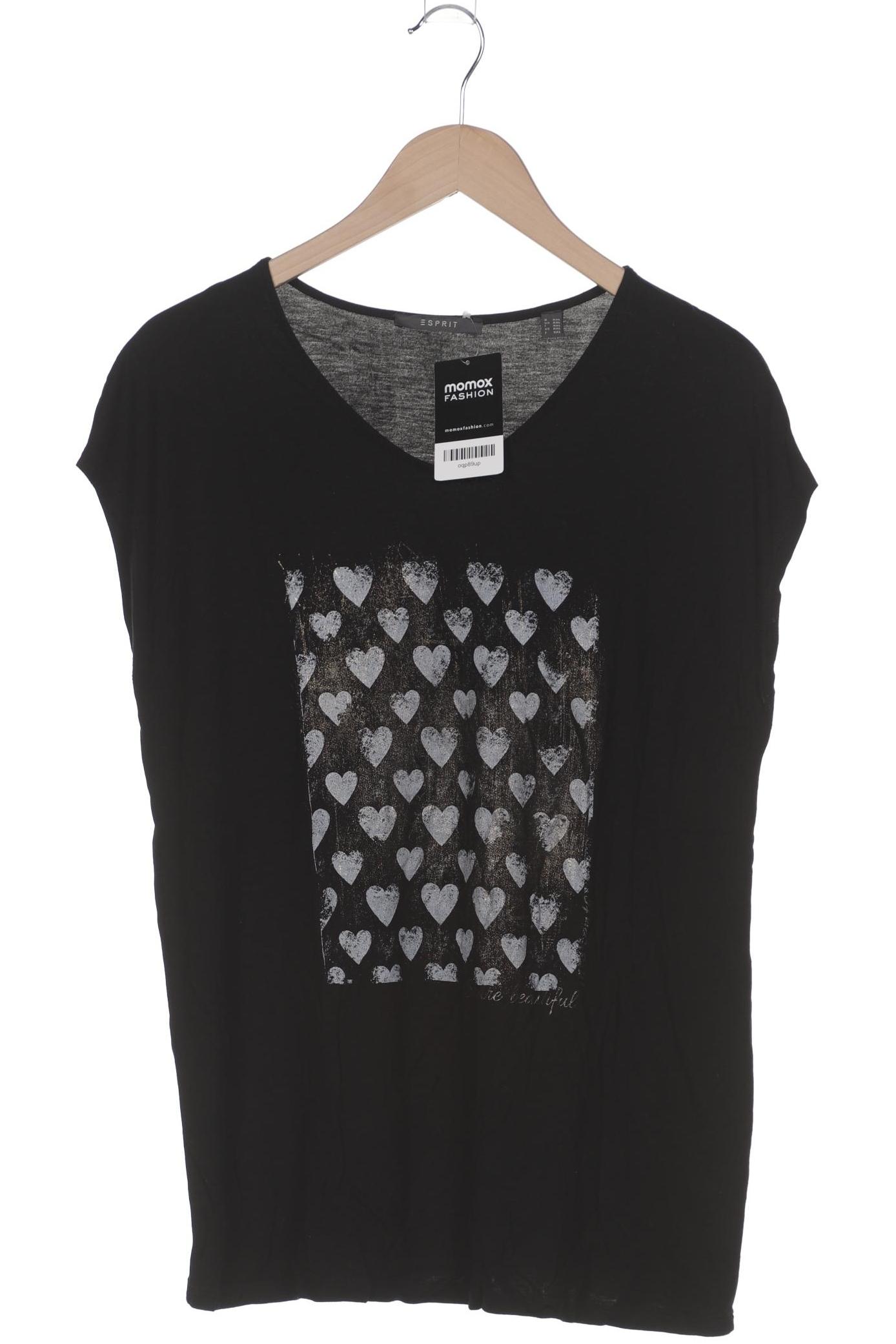 

Esprit Damen T-Shirt, schwarz, Gr. 46