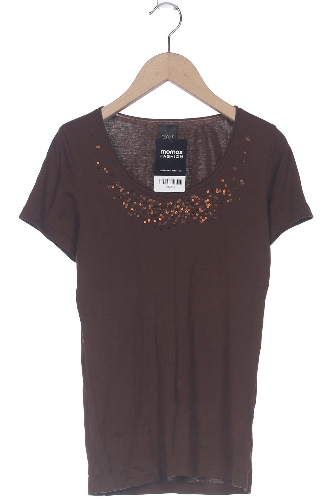 

Esprit Damen T-Shirt, braun, Gr. 42