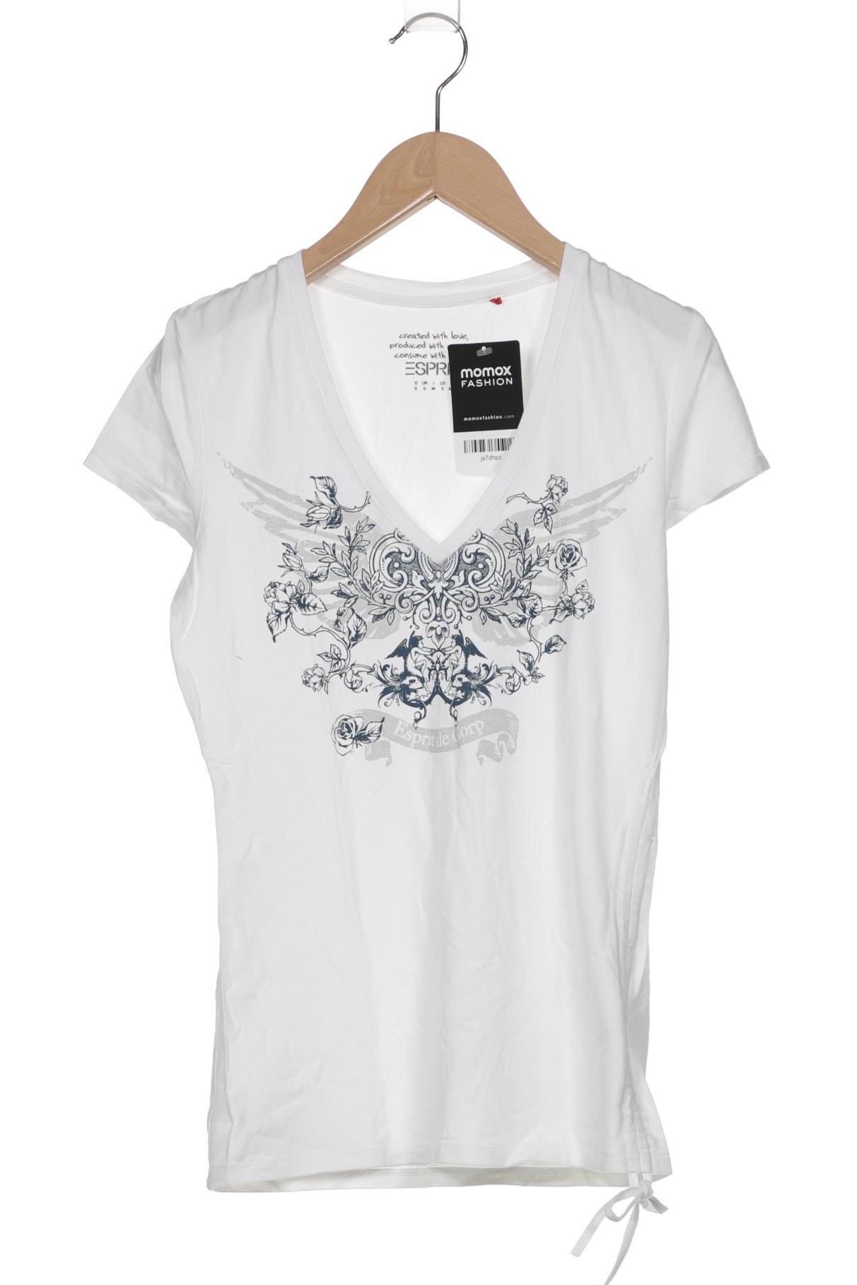 

Esprit Damen T-Shirt, weiß, Gr. 36
