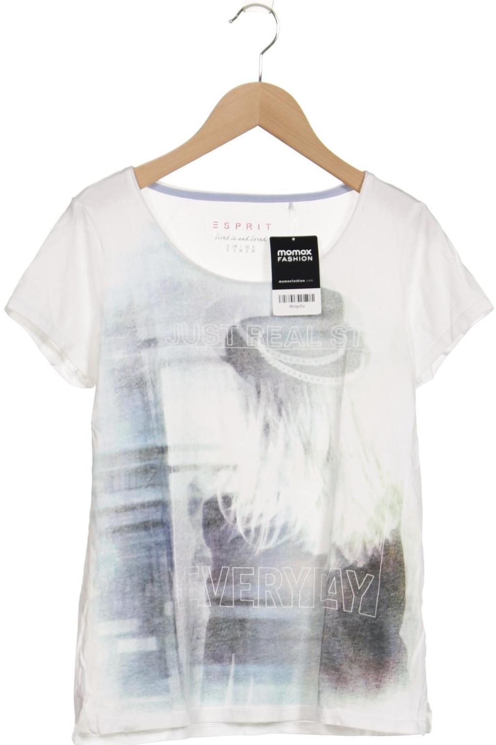 

Esprit Damen T-Shirt, weiß, Gr. 36