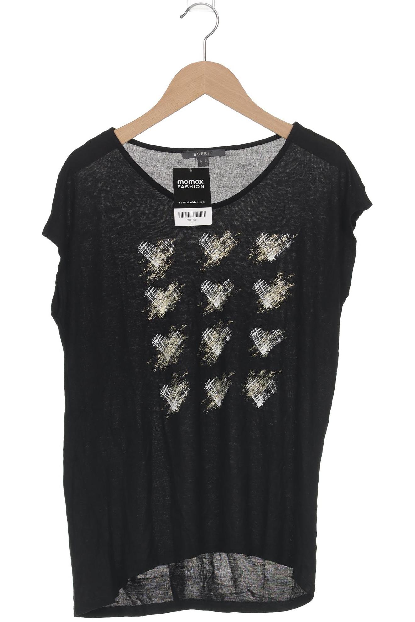 

Esprit Damen T-Shirt, schwarz, Gr. 34