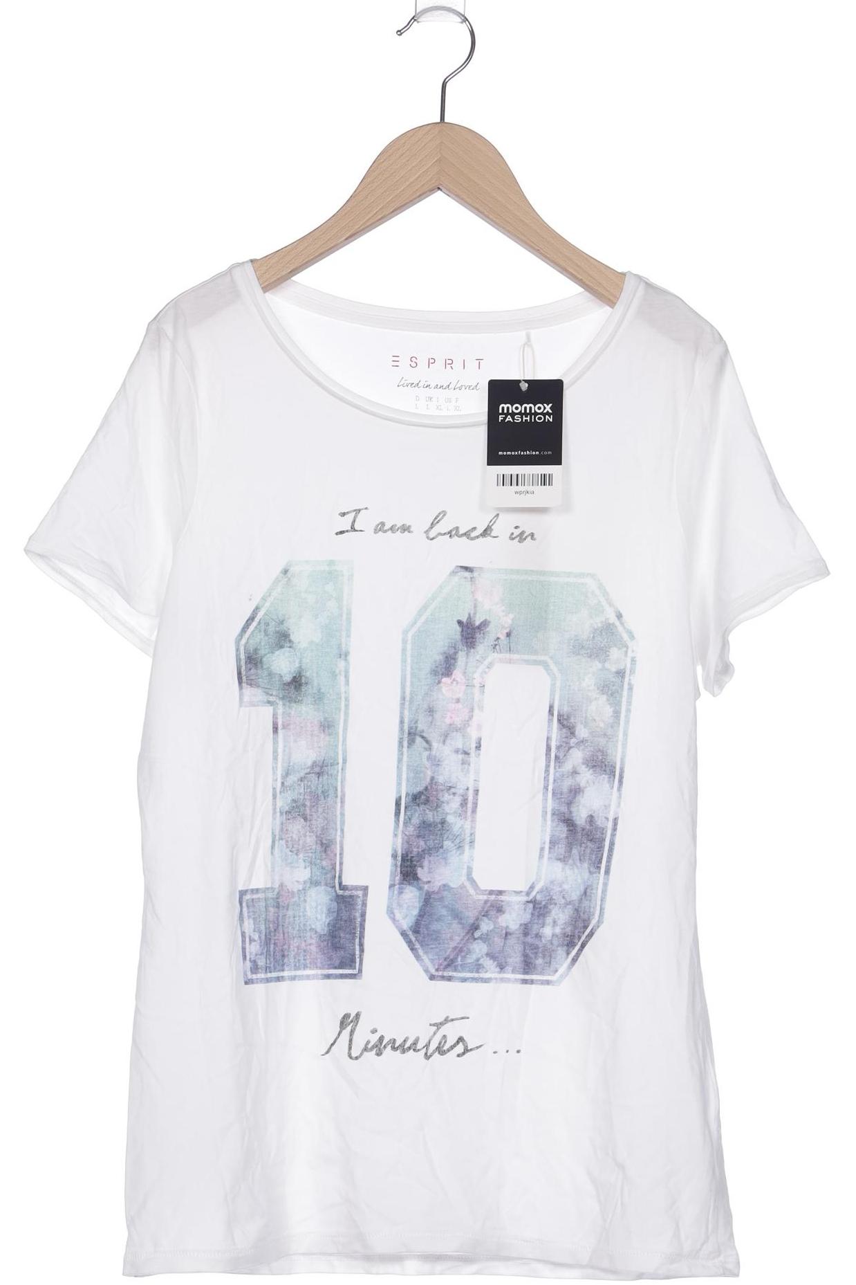 

Esprit Damen T-Shirt, weiß, Gr. 42