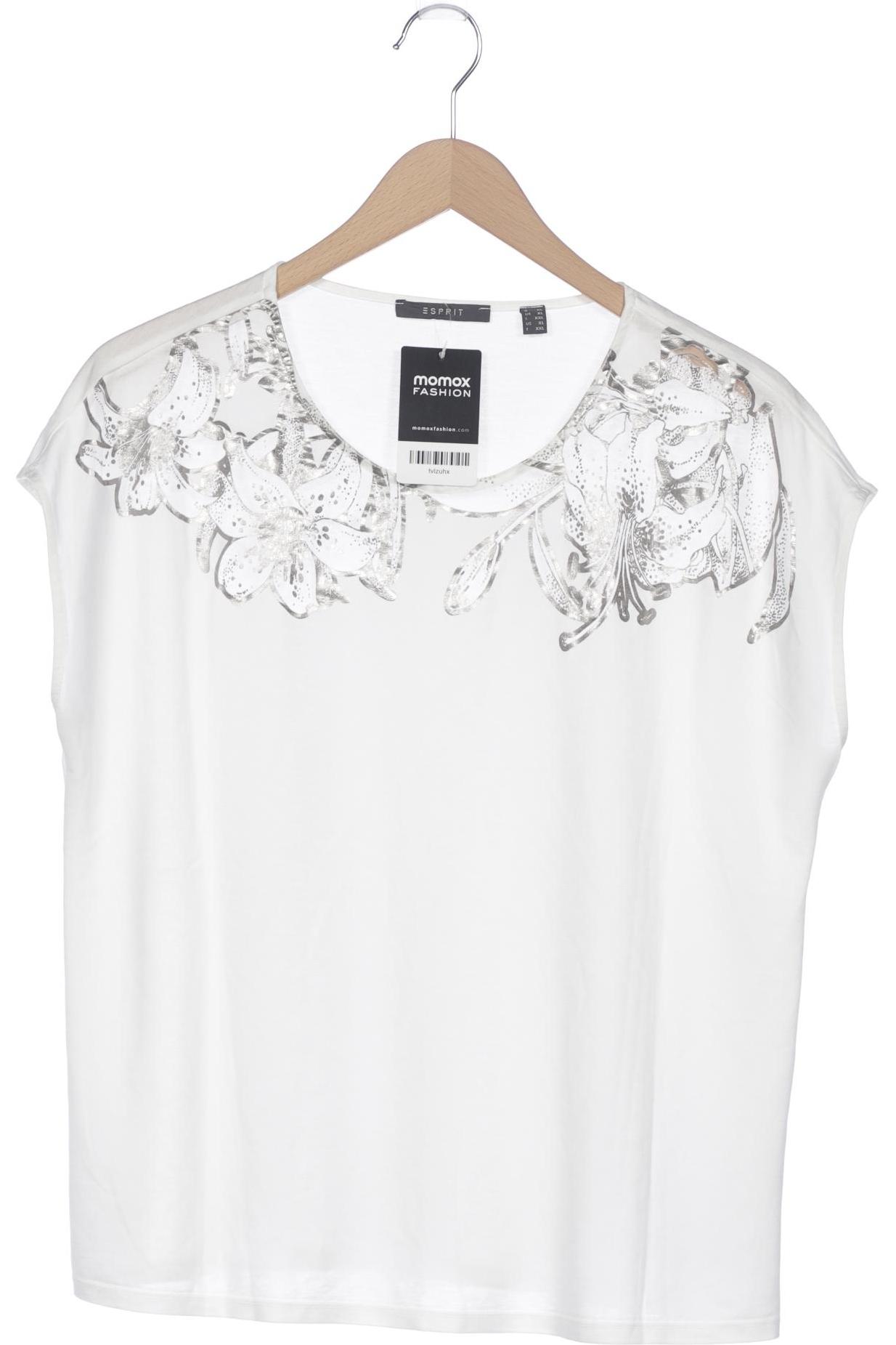 

Esprit Damen T-Shirt, weiß, Gr. 44
