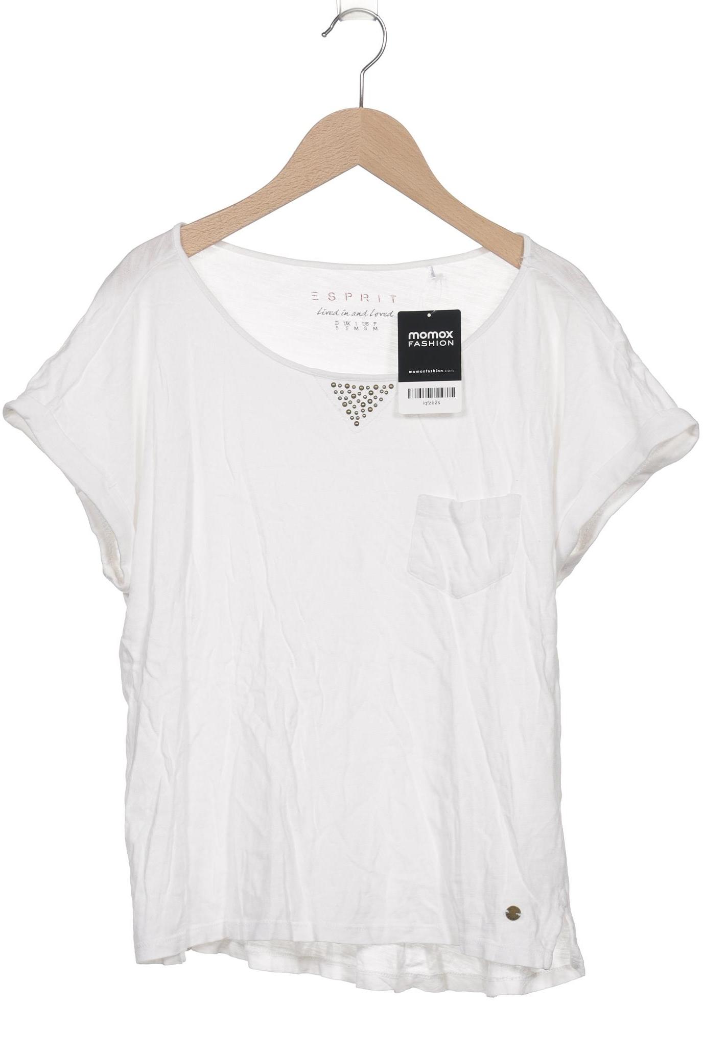 

Esprit Damen T-Shirt, weiß, Gr. 36
