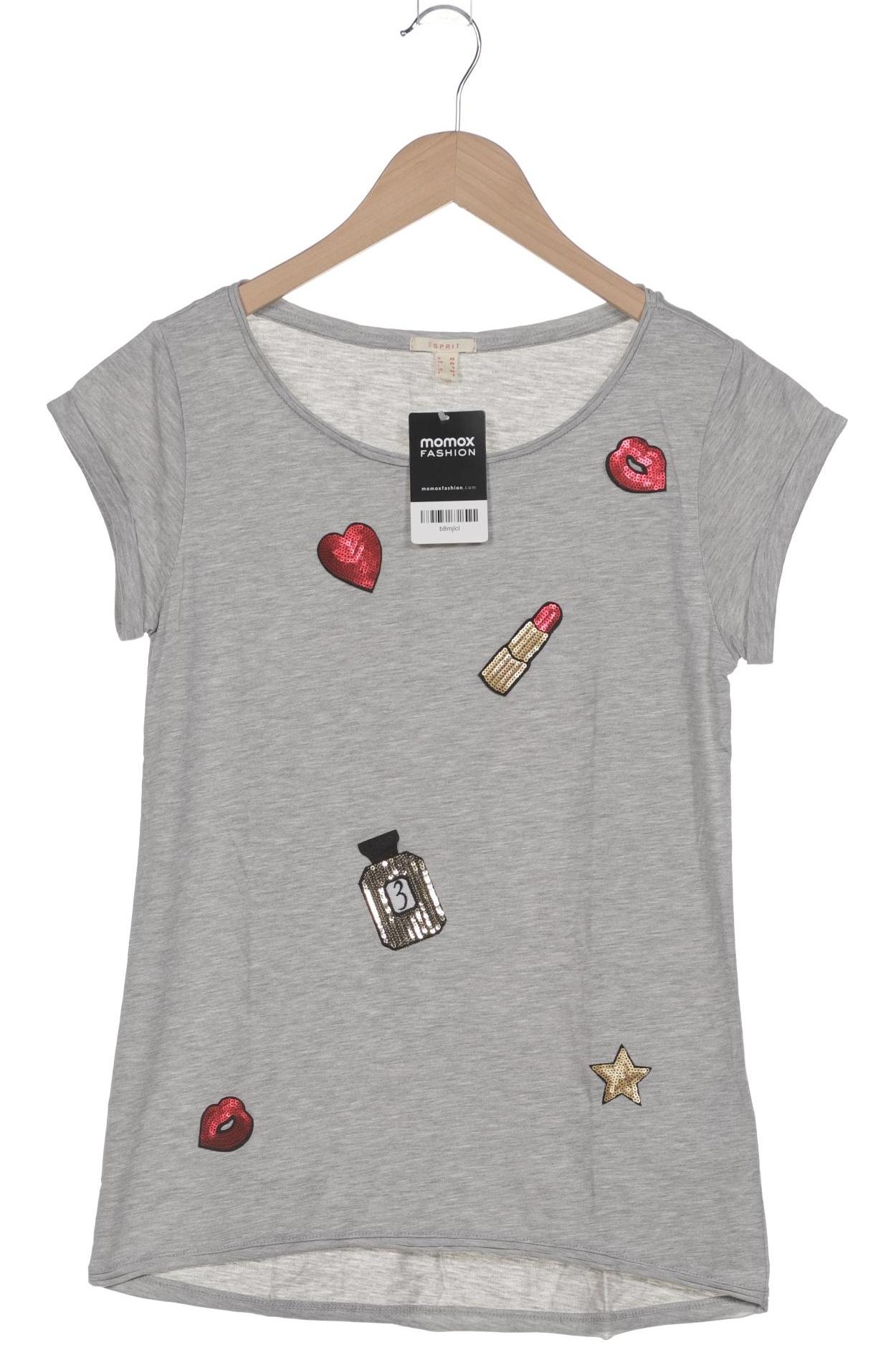 

Esprit Damen T-Shirt, grau, Gr. 34