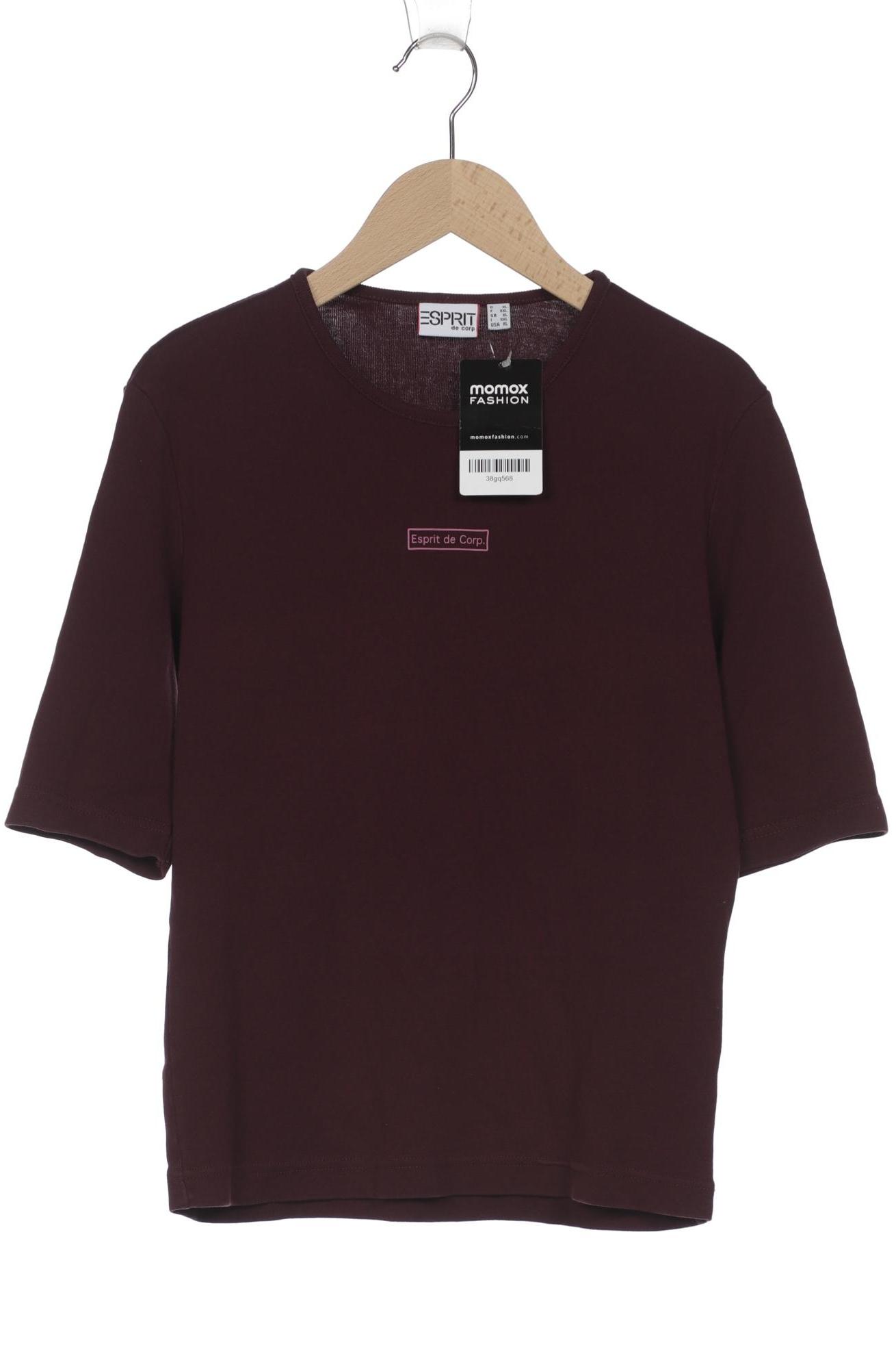

Esprit Damen T-Shirt, bordeaux, Gr. 44