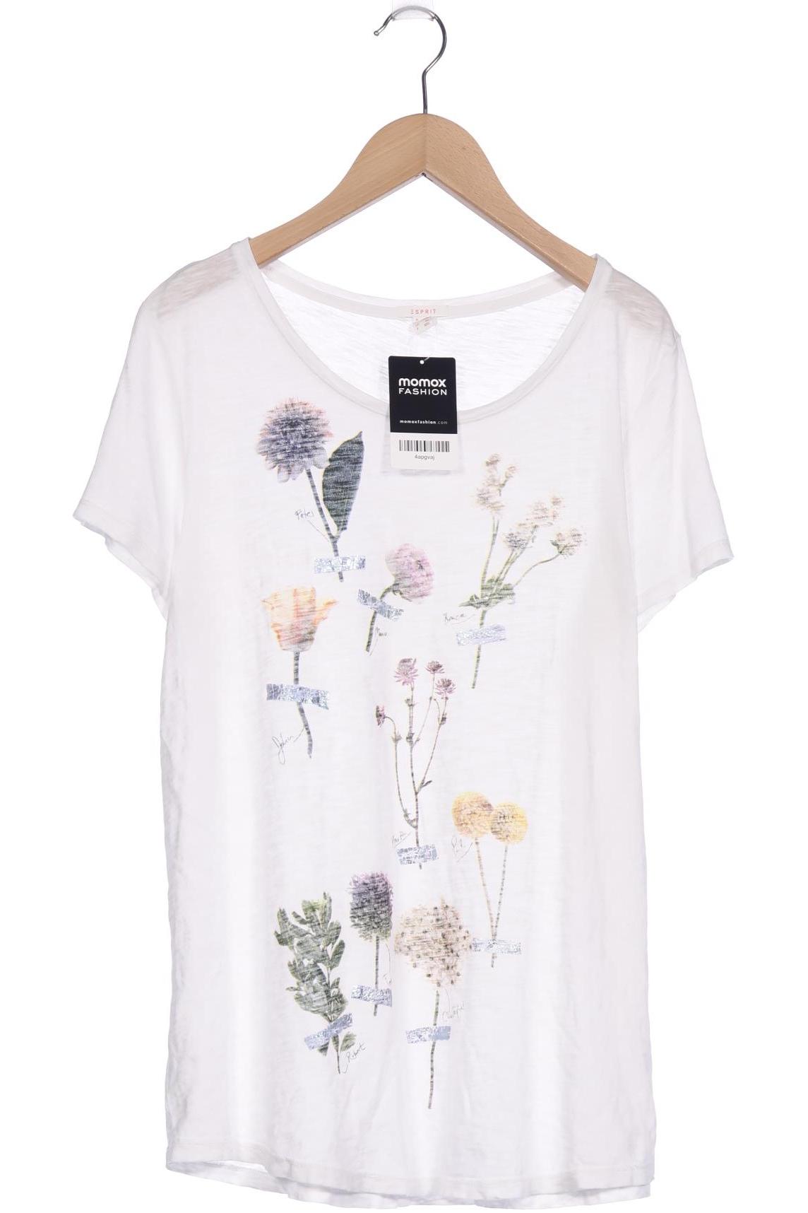 

Esprit Damen T-Shirt, weiß, Gr. 44
