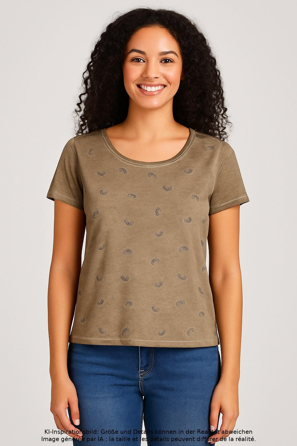 

Esprit Damen T-Shirt, beige, Gr. 42