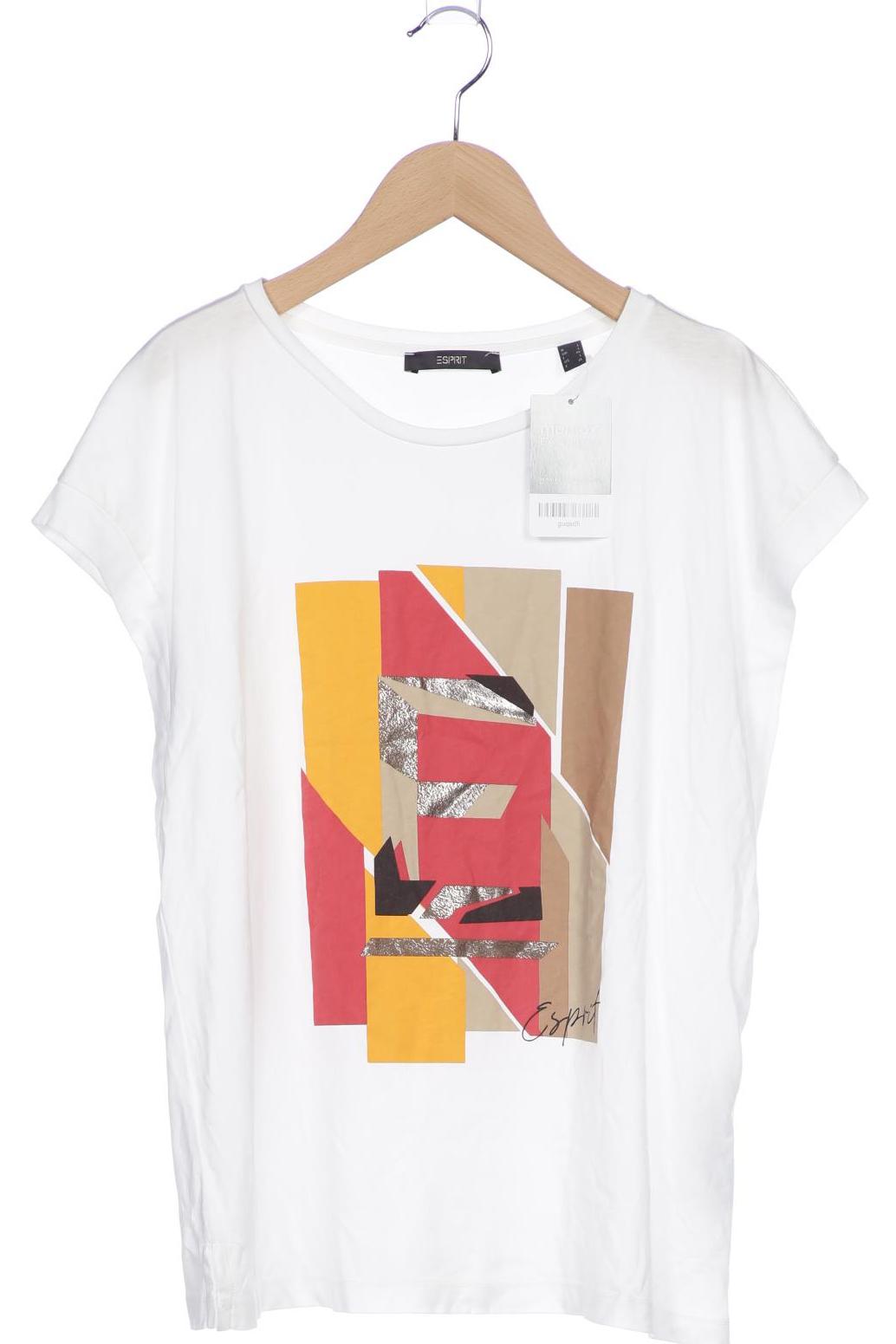 

Esprit Damen T-Shirt, weiß, Gr. 42