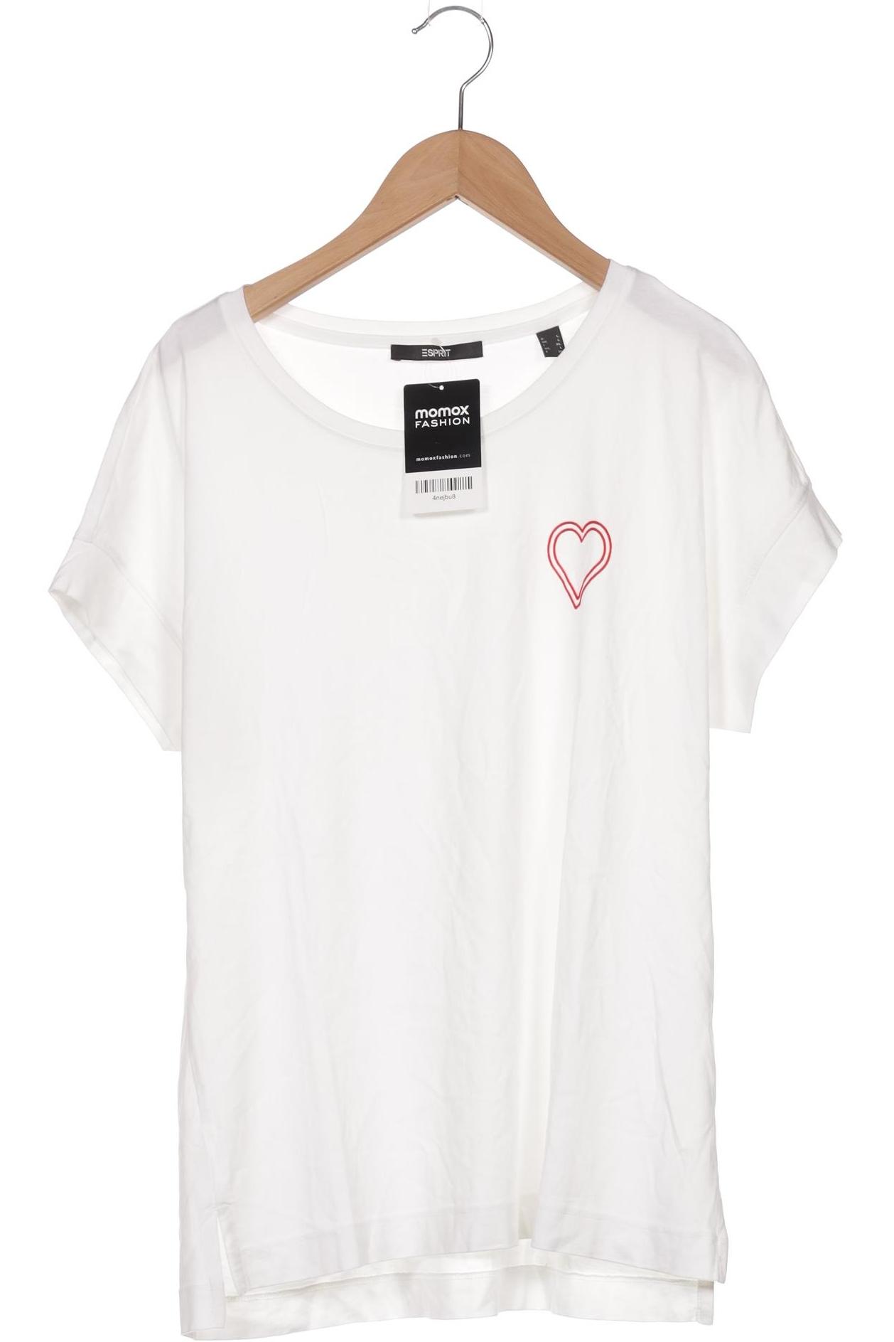 

Esprit Damen T-Shirt, weiß, Gr. 42