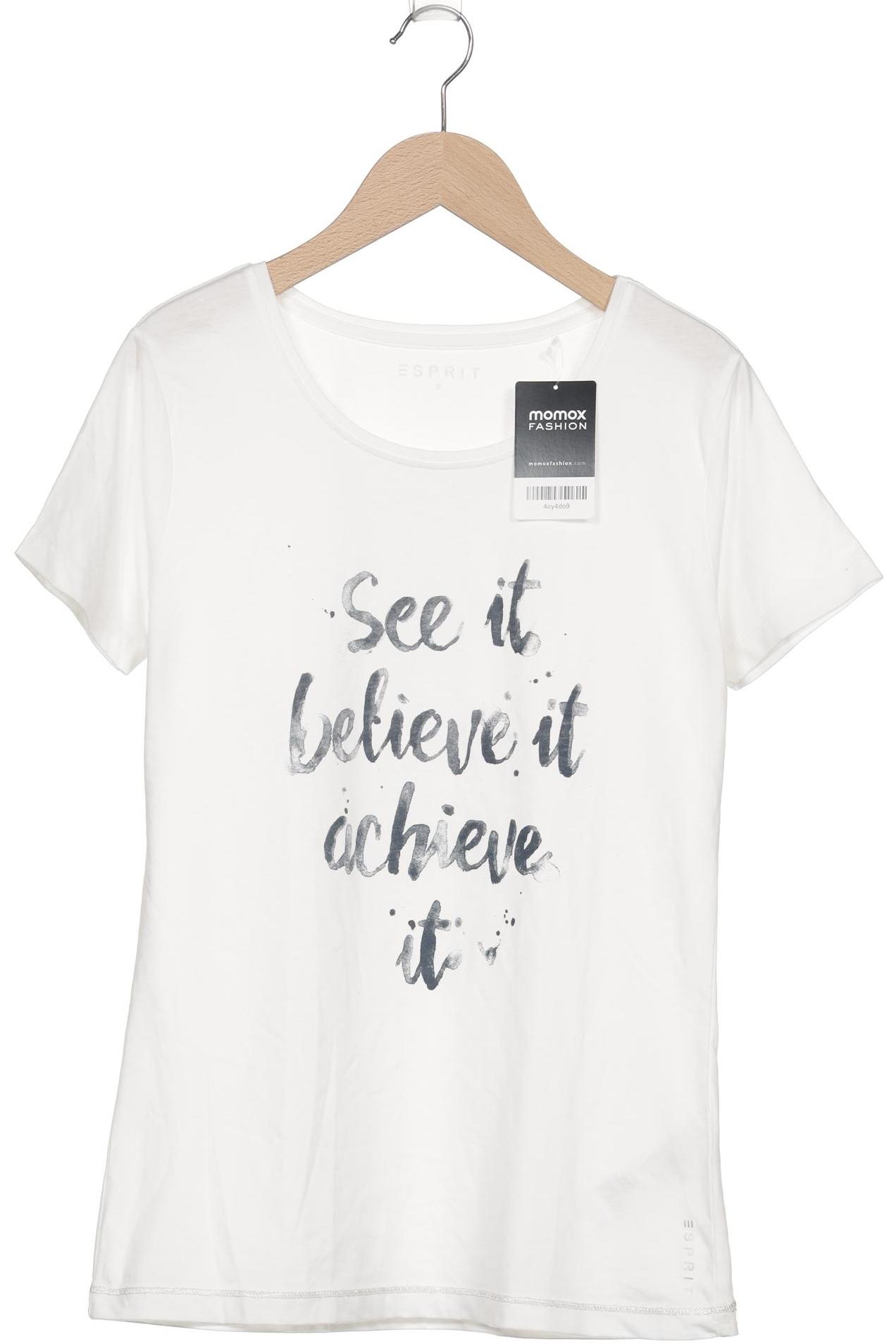 

Esprit Damen T-Shirt, weiß, Gr. 36