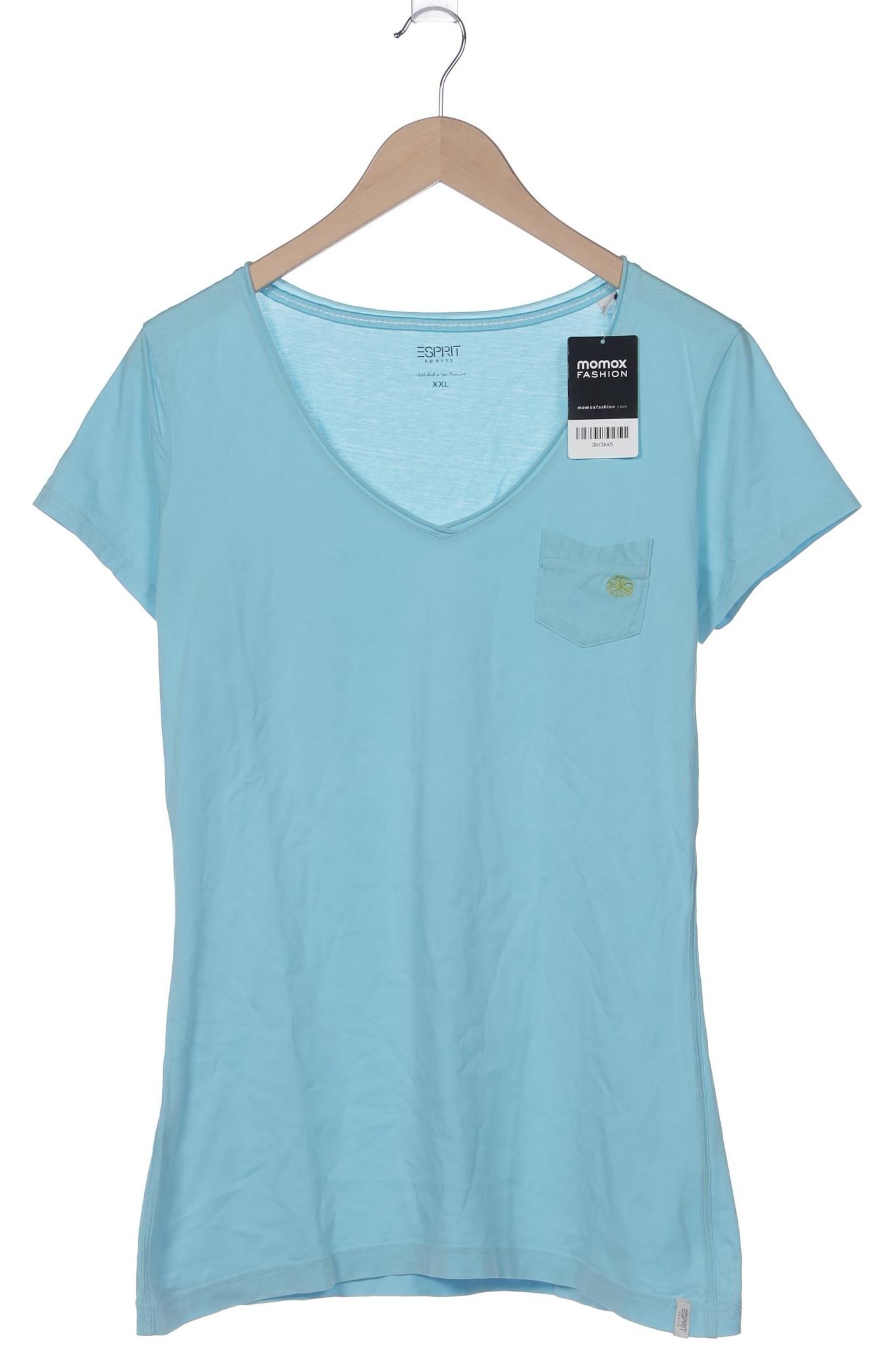 

Esprit Damen T-Shirt, blau, Gr. 46