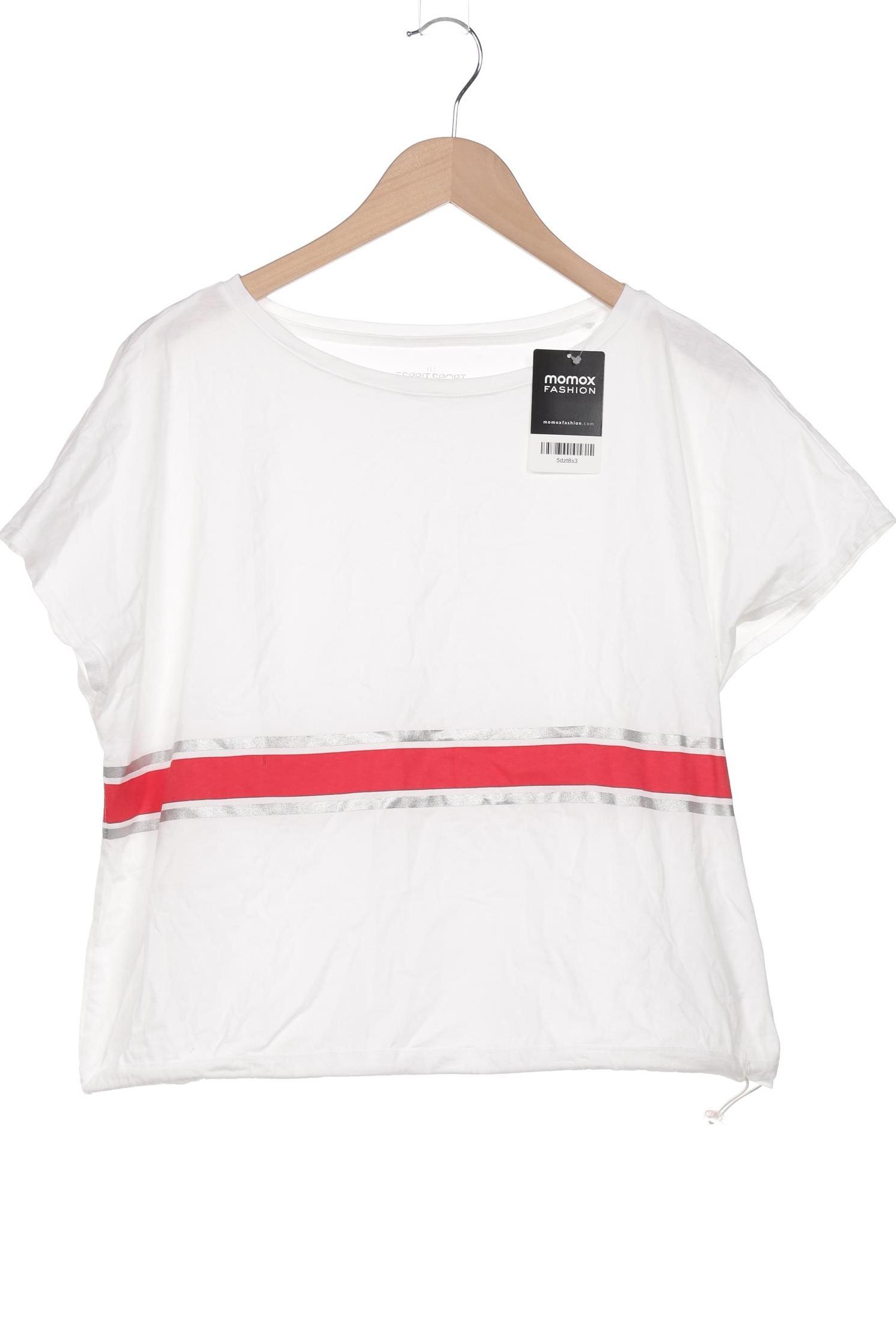 

Esprit Damen T-Shirt, weiß, Gr. 44